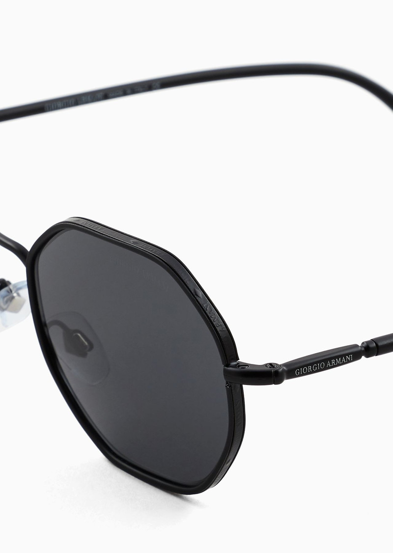 Men's hexagonal sunglasses 4