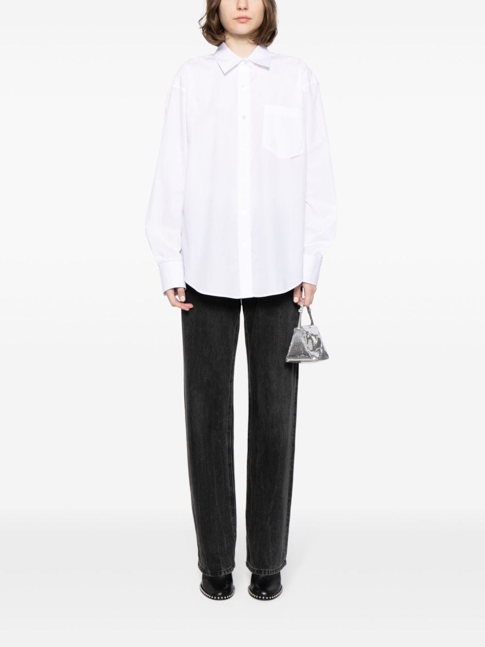 oversize cotton shirt - 2