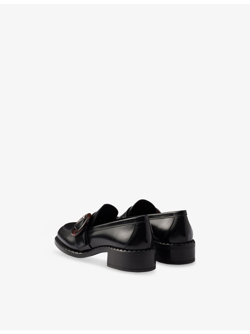 Brushed Leather Loafers - 4