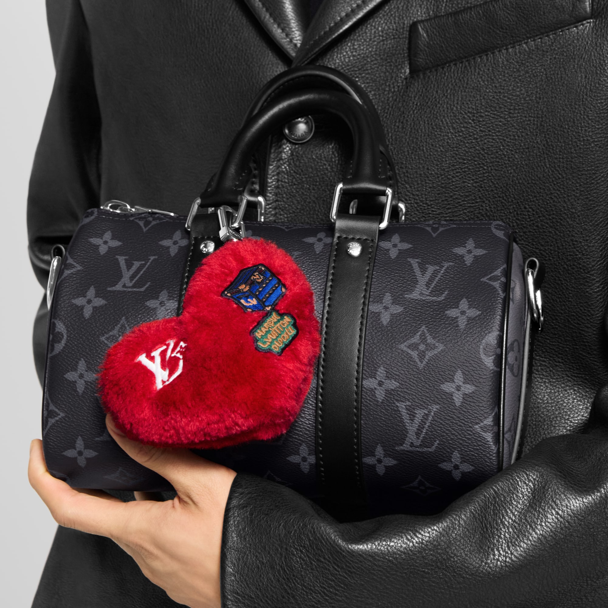 LV Lucky Heart Bag Charm - 3