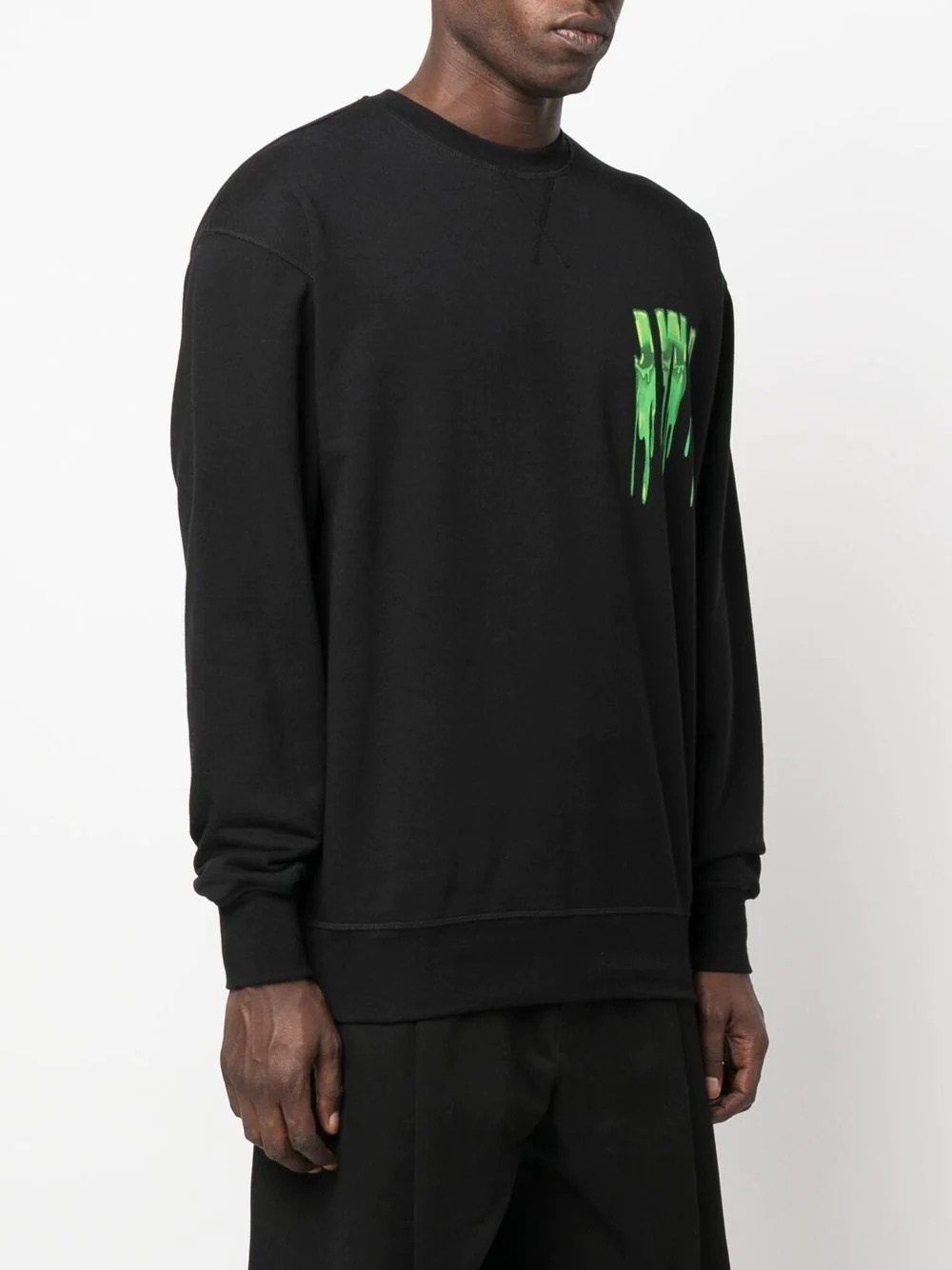 logo-print cotton sweatshirt - 6