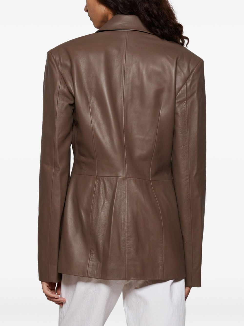 buttoned patch-pocket jacket - 5