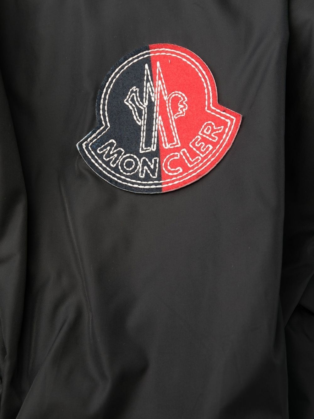 logo-patch windbreaker jacket - 8