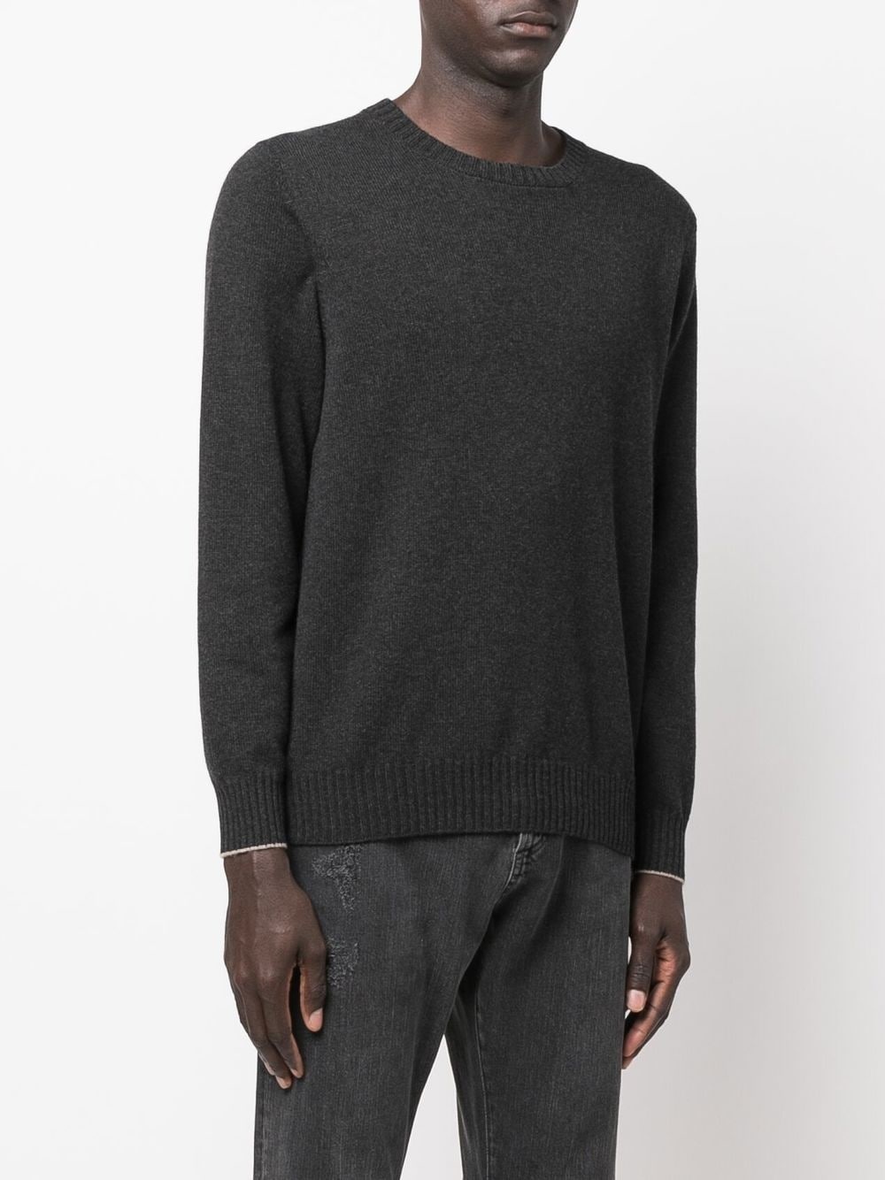 crew-neck cashmere jumper - 3