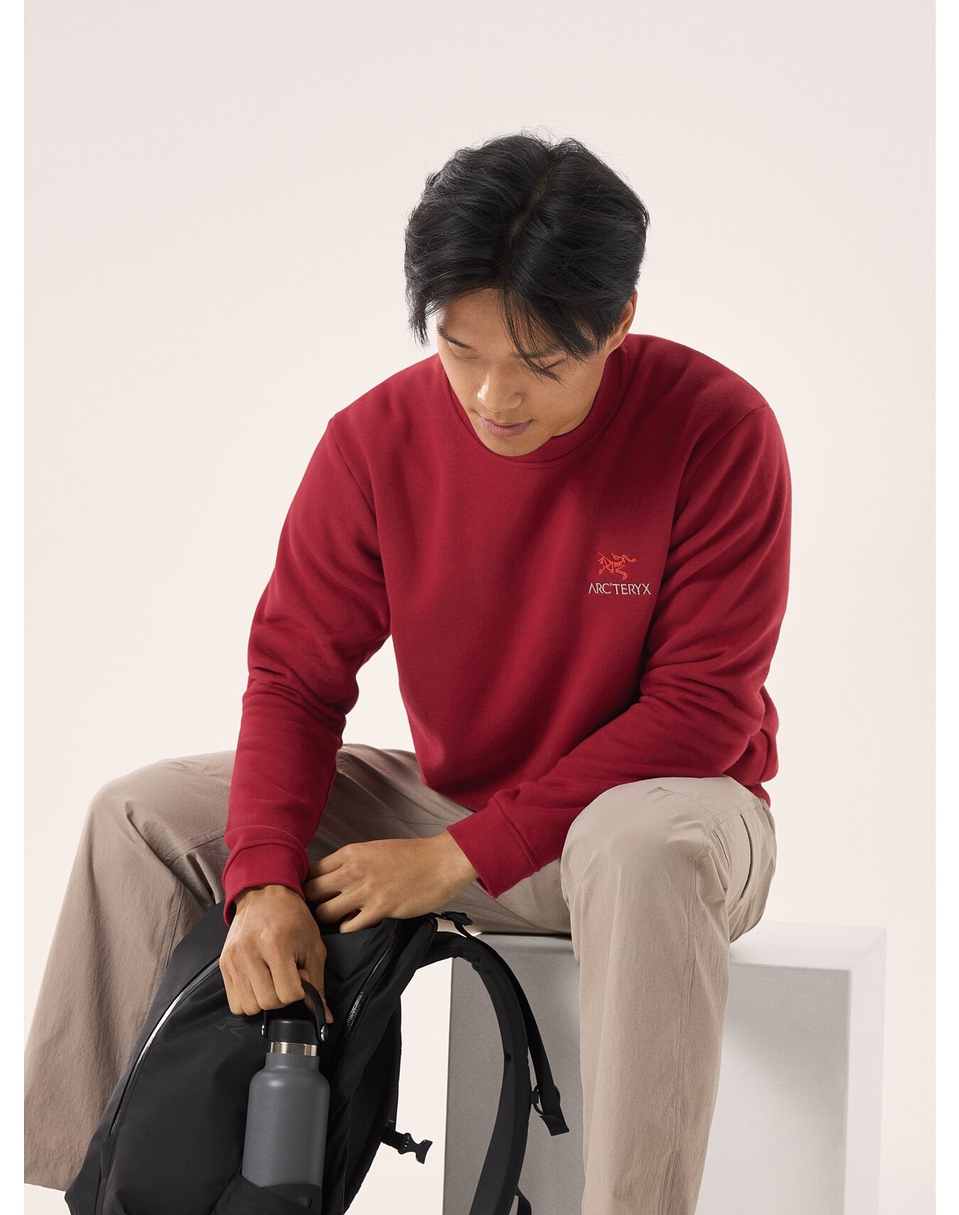 Emblem Fleece Crew Neck Pullover - 3