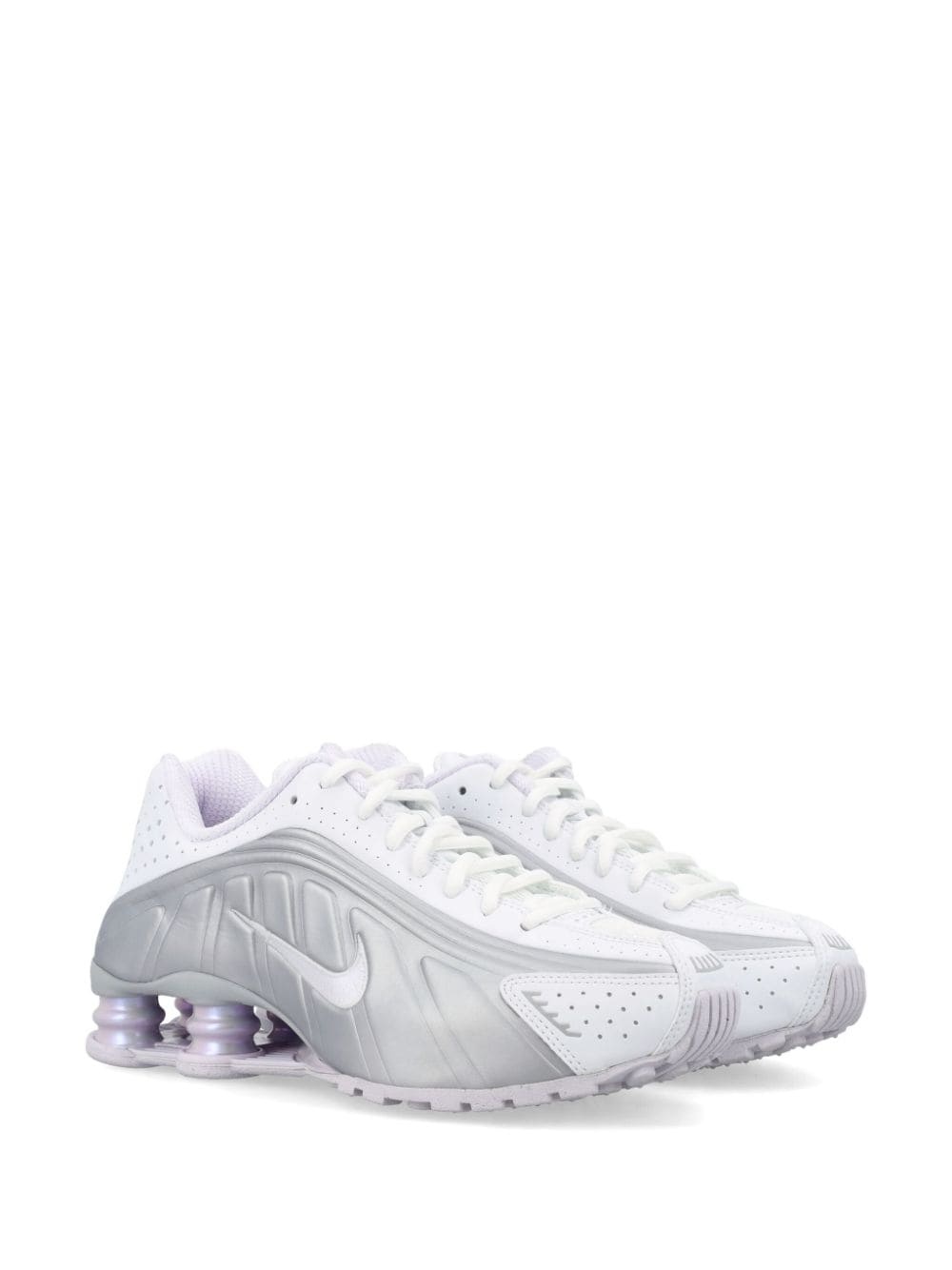 Shox R4 panelled sneakers - 2