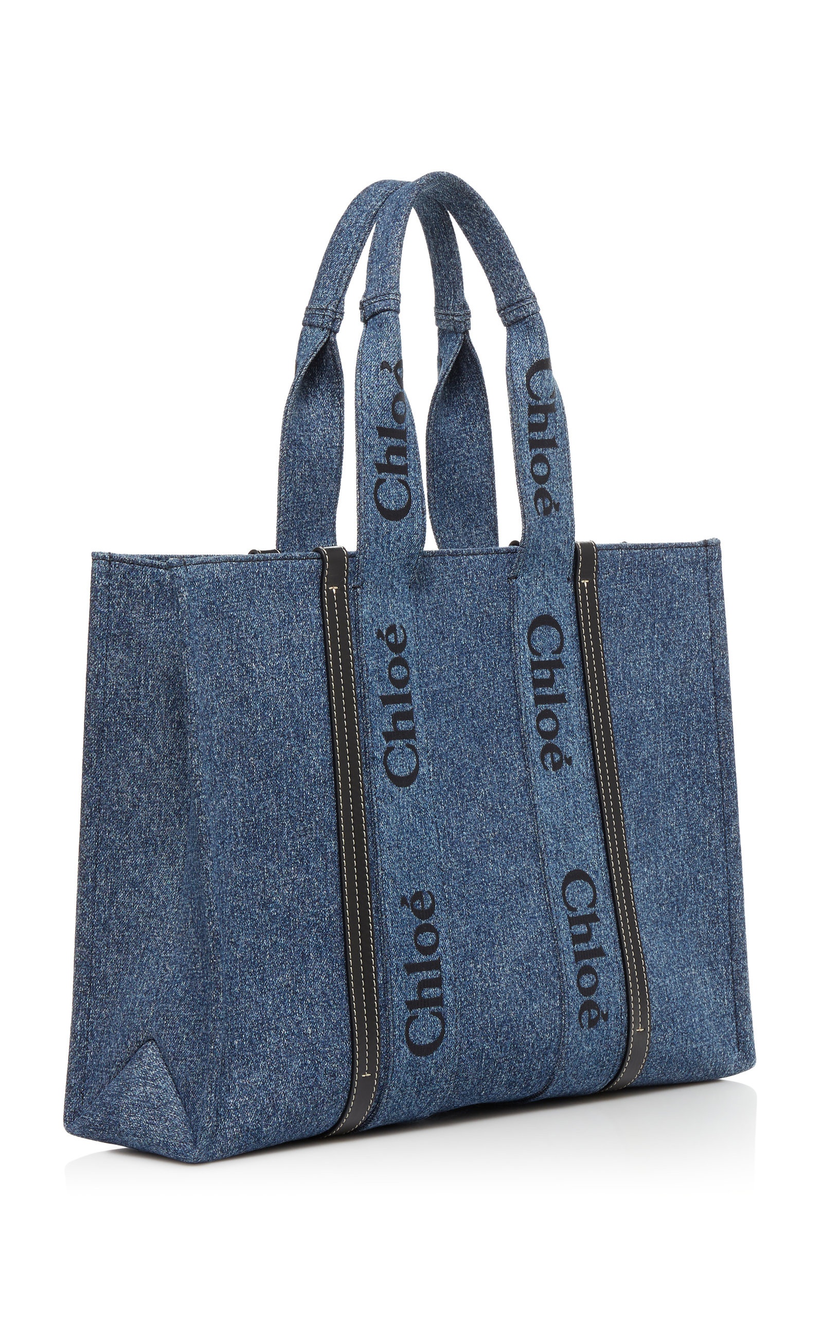 Woody Denim Tote Bag dark wash - 4