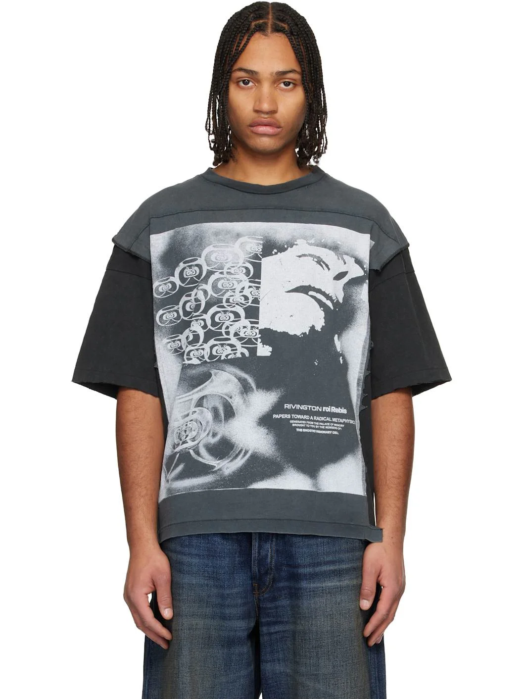 Black Meta Quad T-shirt - 1