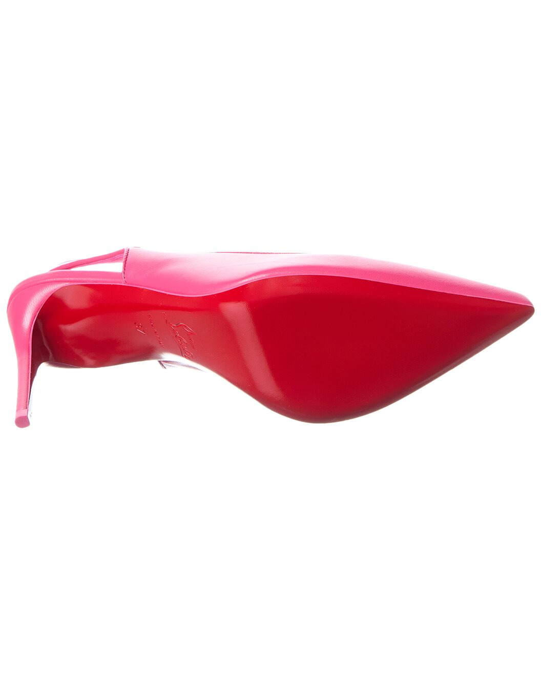 Christian Louboutin Sporty Kate 85 Leather Slingback Pump - 4