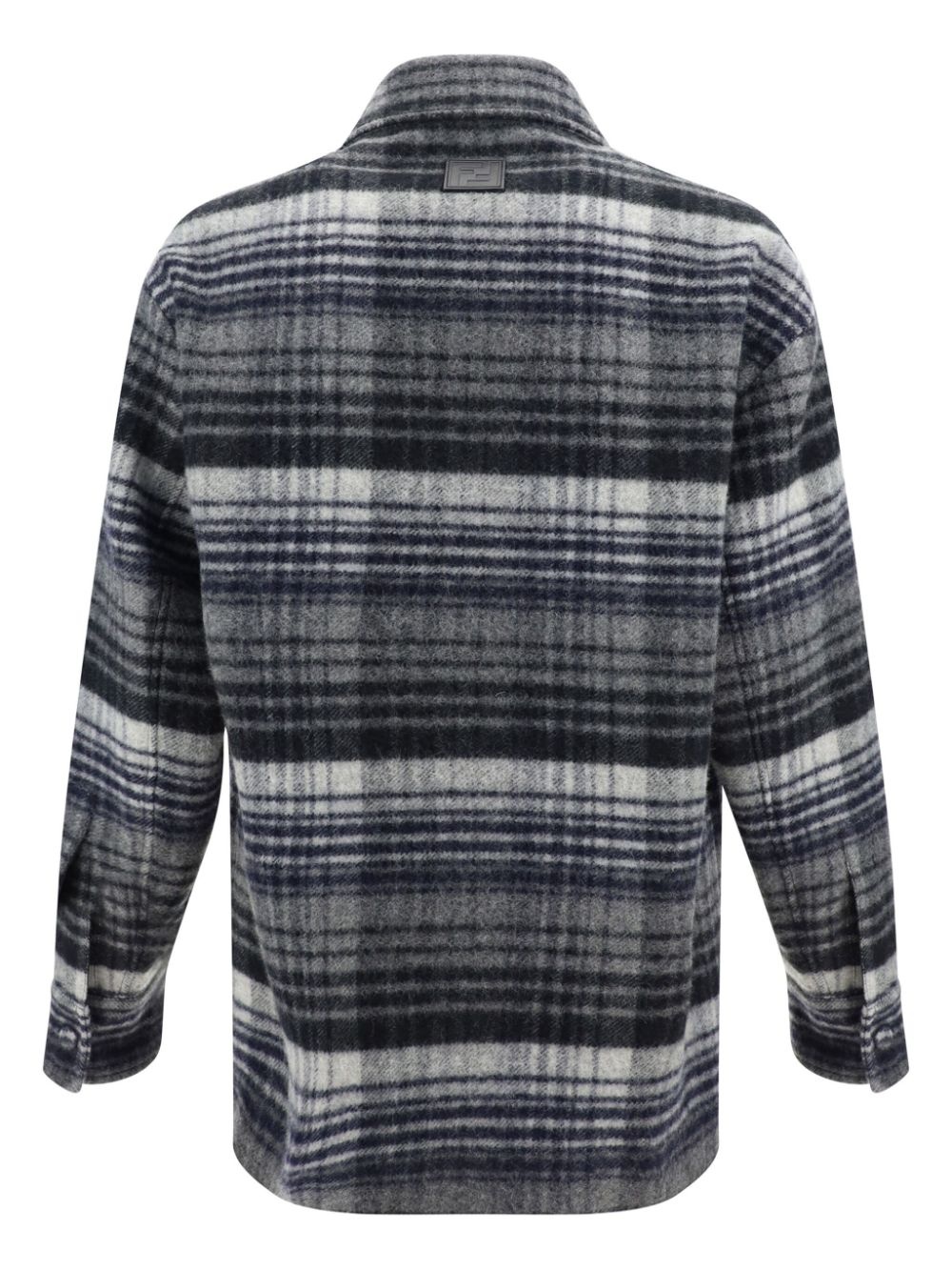 checked Go To shirt jacket - 2