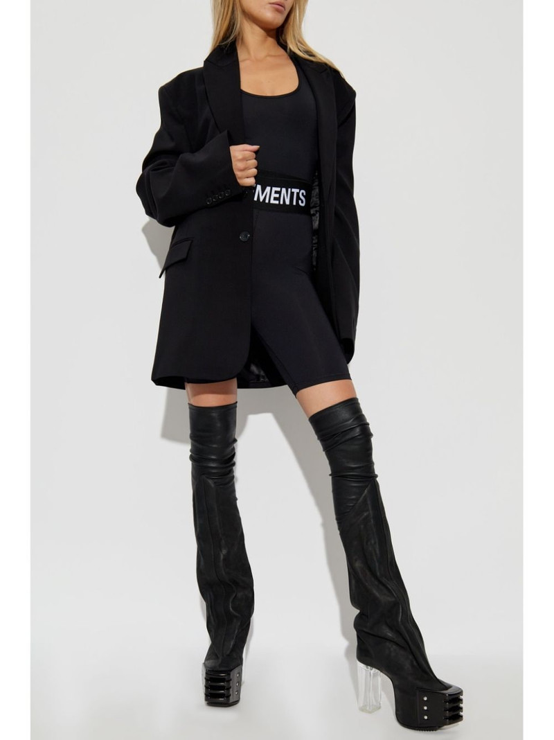 VETEMENTS wool single-breasted jacket outlook
