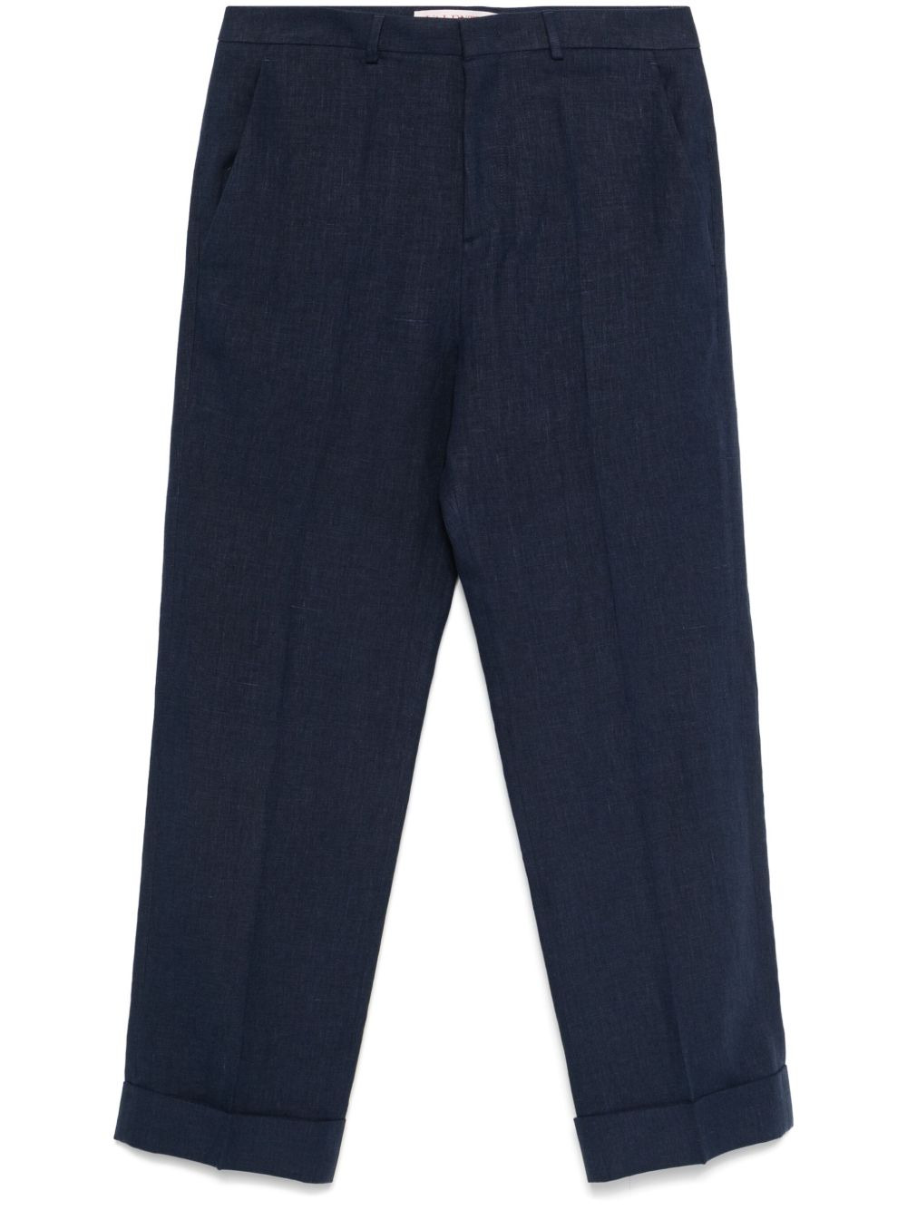 Valentino Men Linen Trousers - 1
