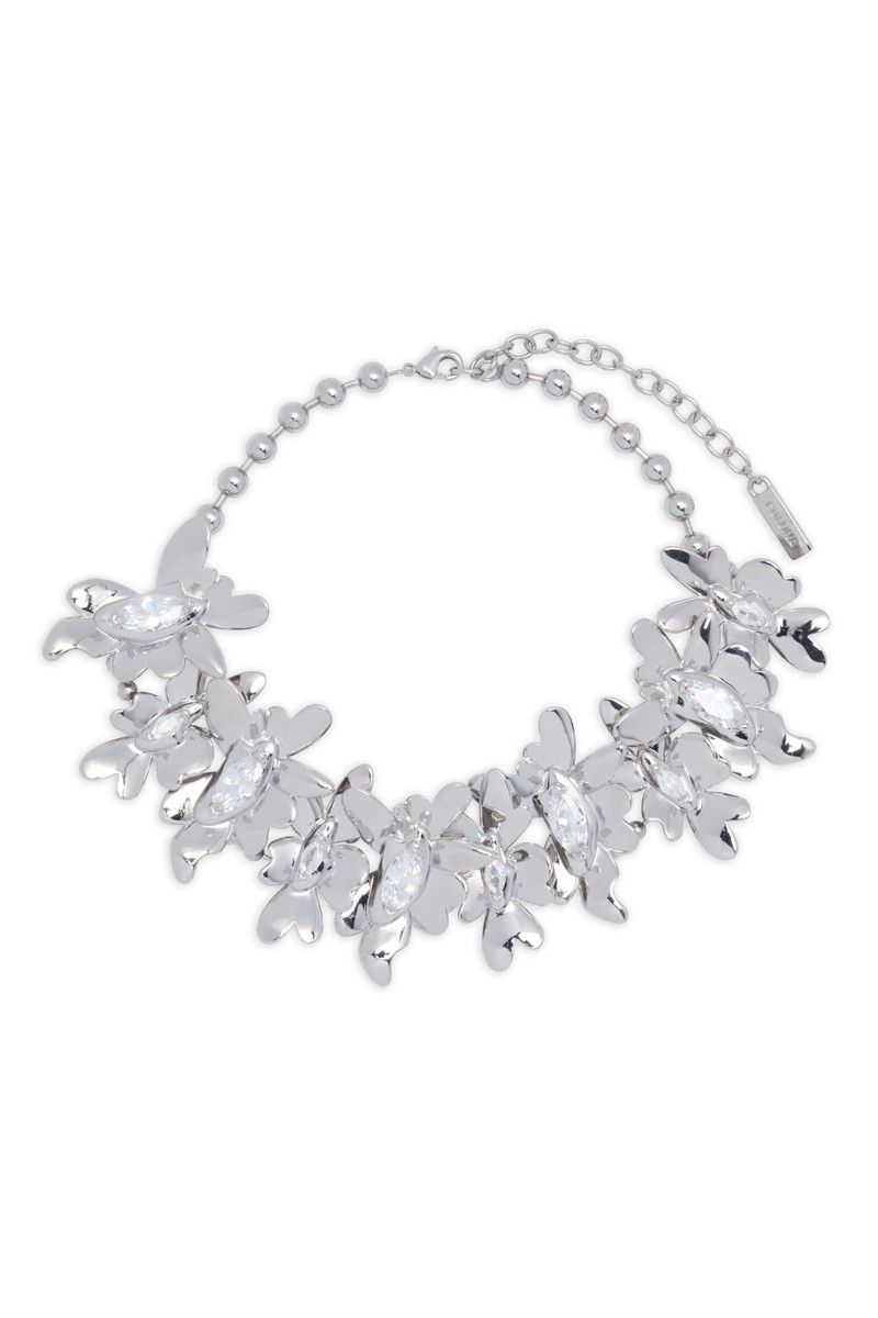 CRYSTAL CLEAR MEGA DAISY NECKLACE 1