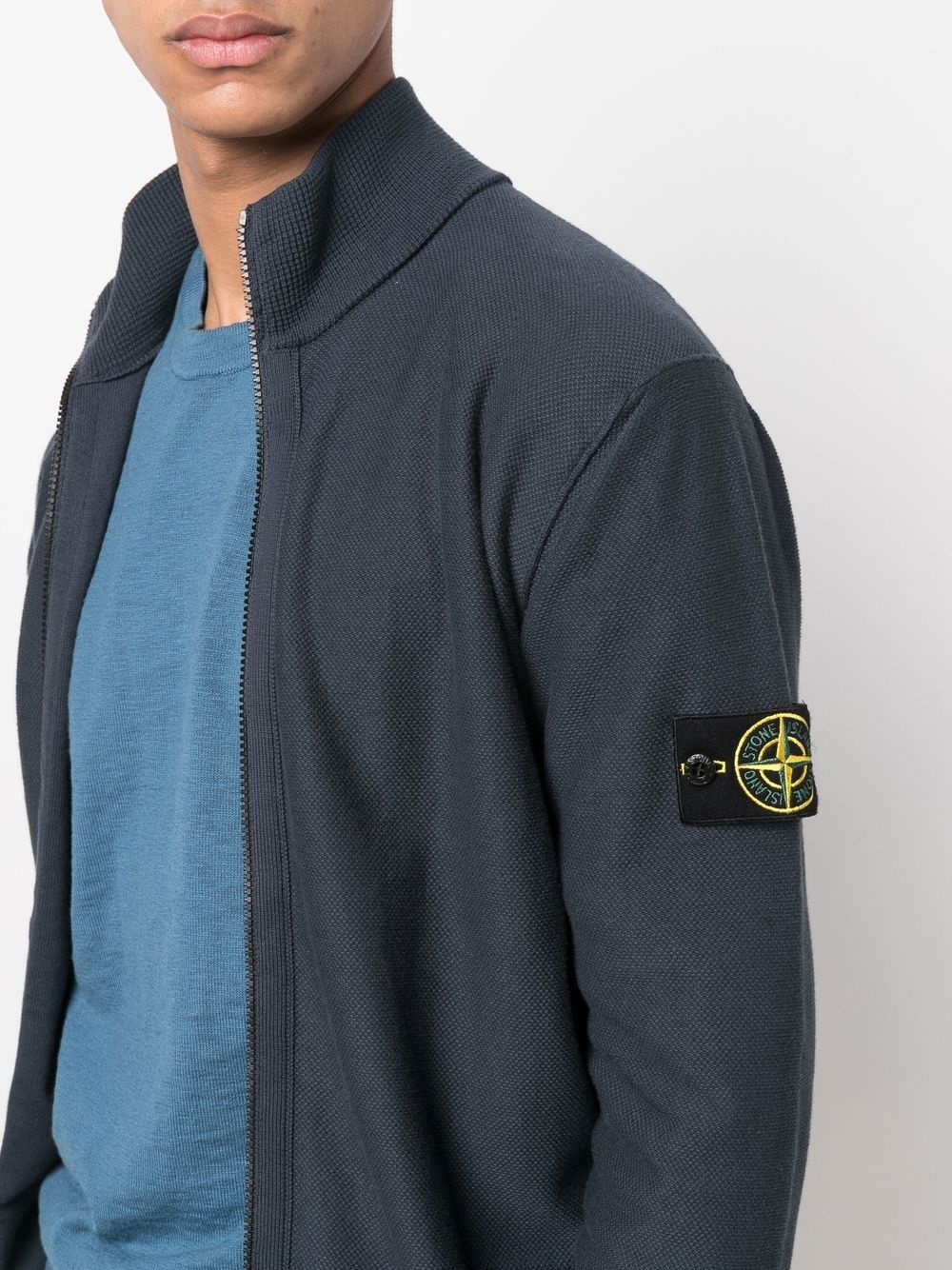 Compass zip-front sweatshirt - 5