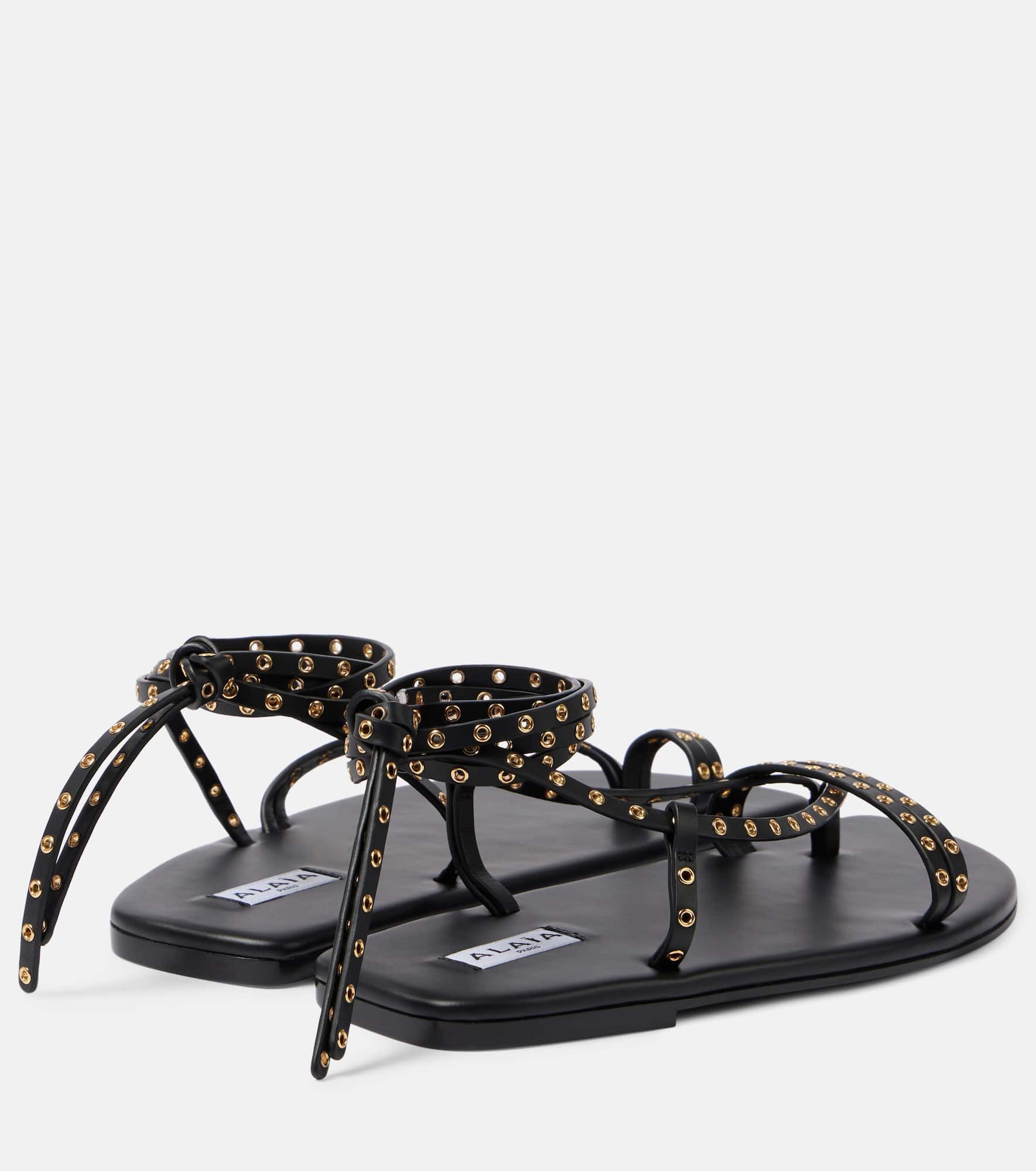 Marsa embellished leather sandals - 3