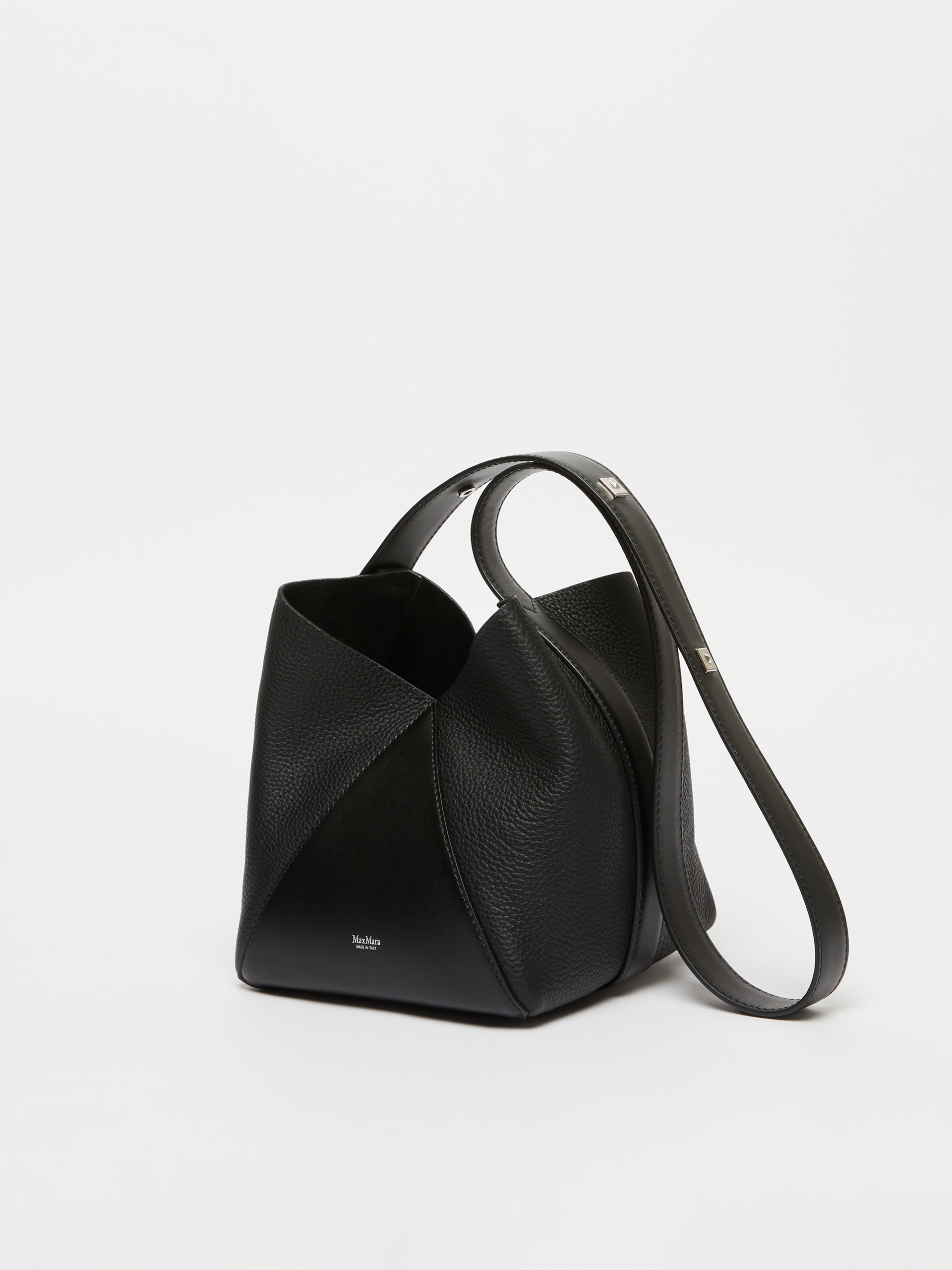 MMBUCKETS Small bucket bag in deer-print leather - 2