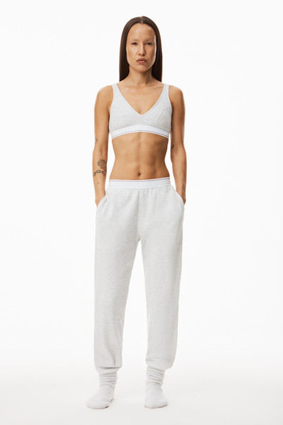 Alexander Wang UNISEX JOGGER IN COTTON WAFFLE THERMAL outlook