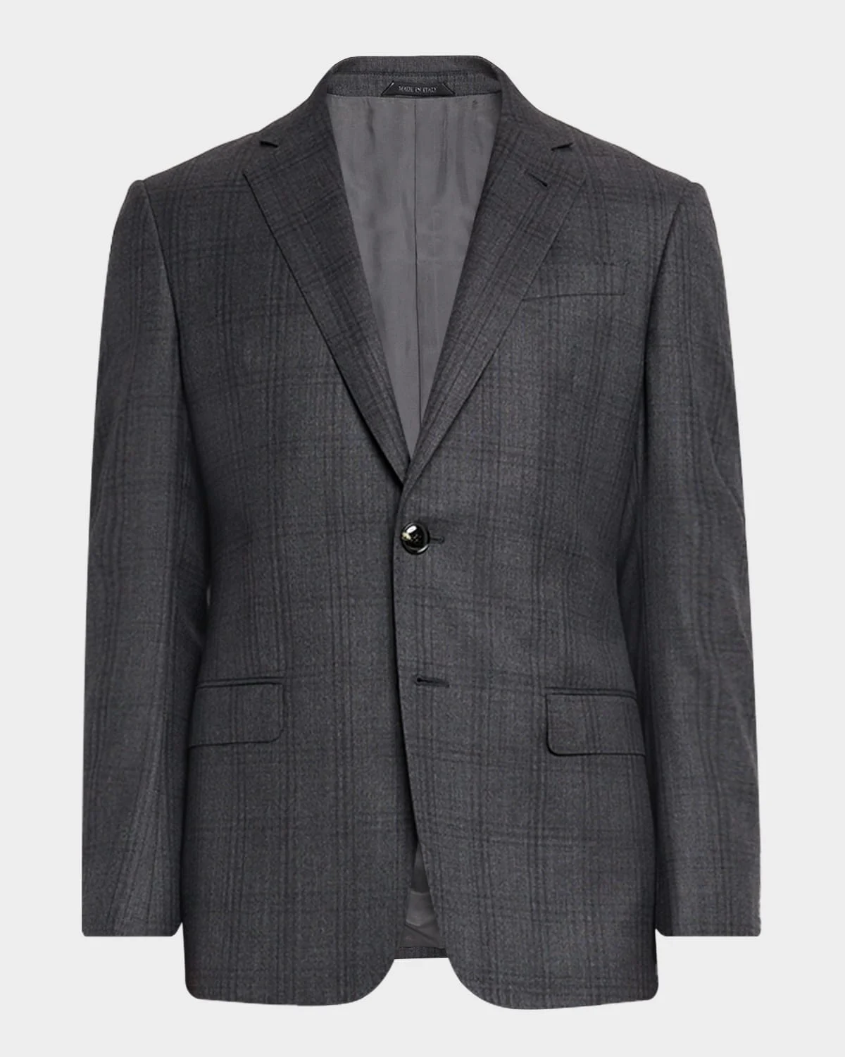 Men's Subtle Tonal Plaid Two-Piece Suit - 1