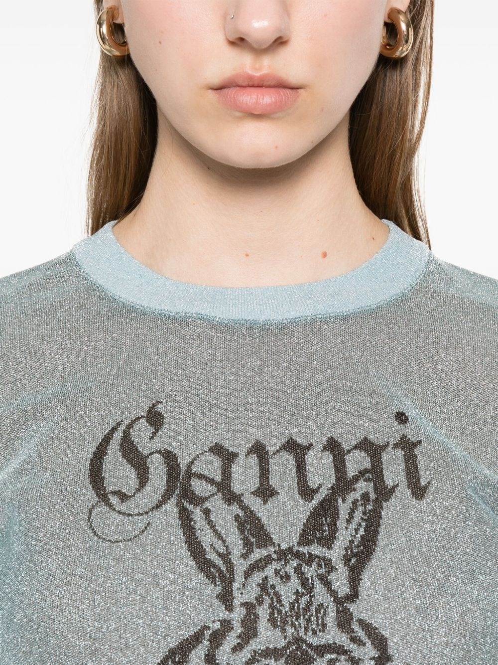 Bunny crewneck top - 4