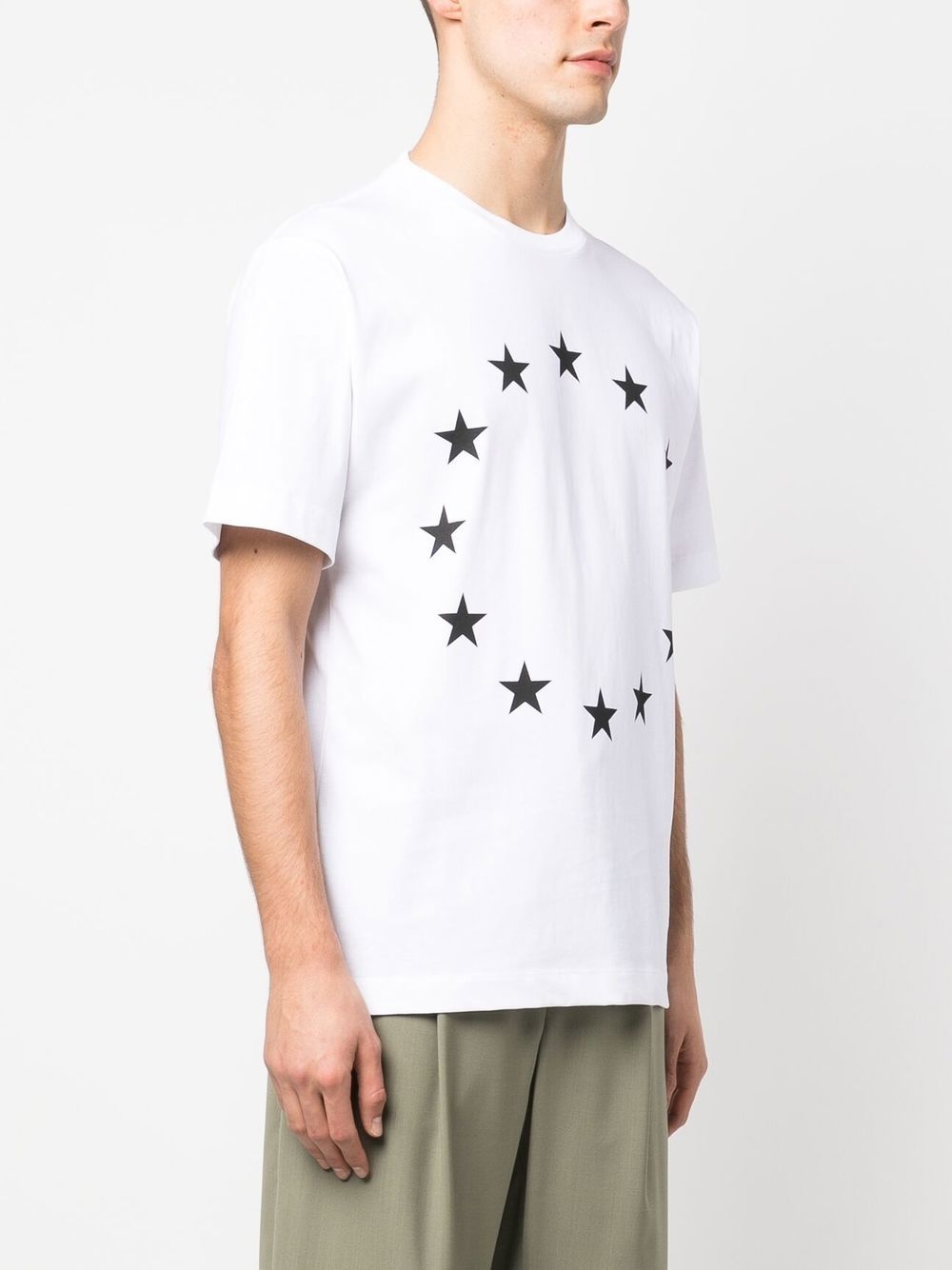 star-print organic cotton T-shirt - 3