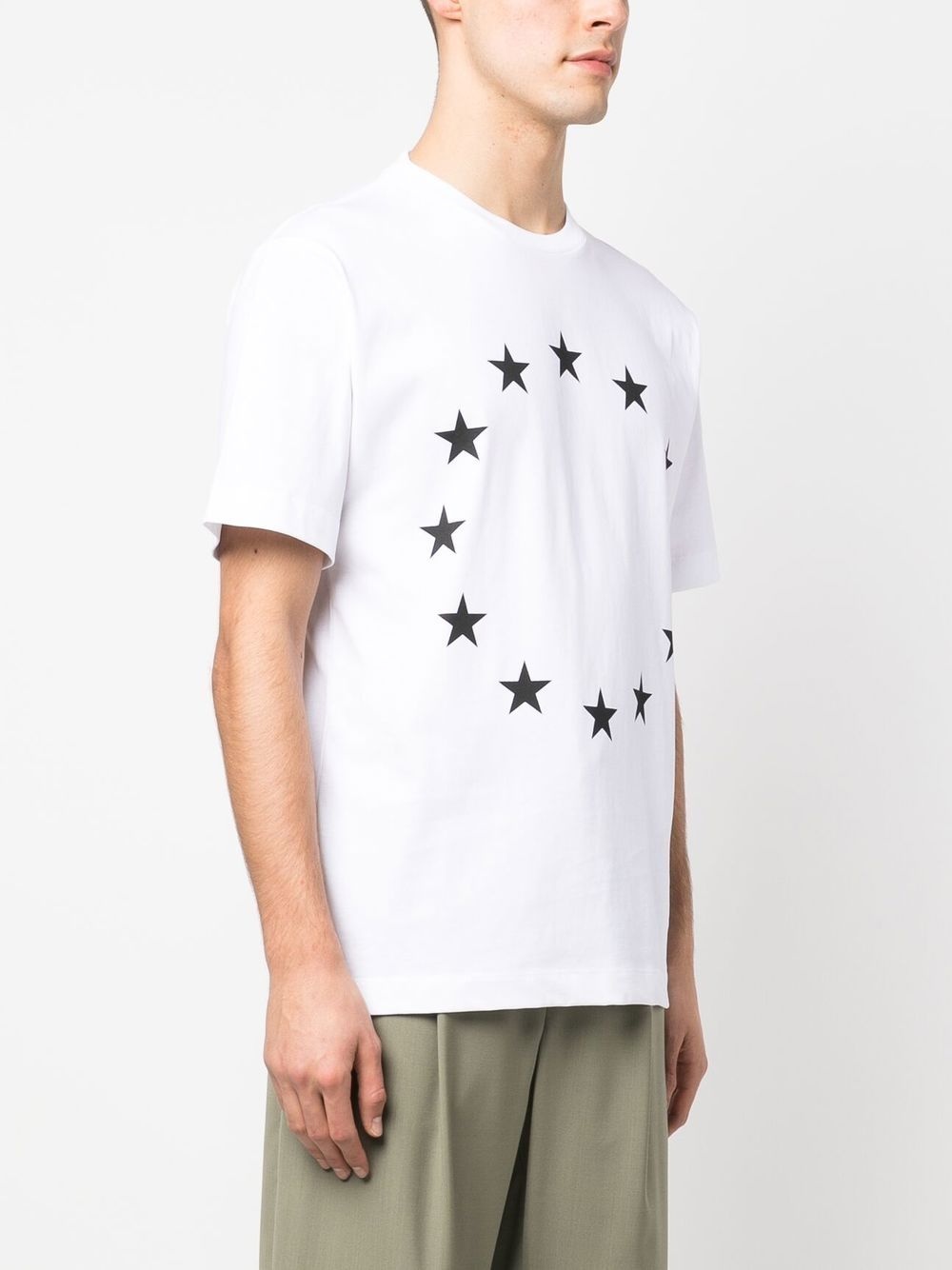 star-print organic cotton T-shirt - 4