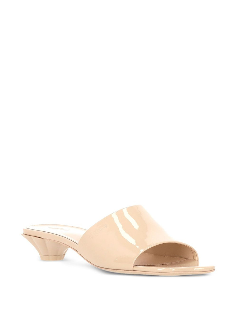 Chloé 25mm leather mules outlook