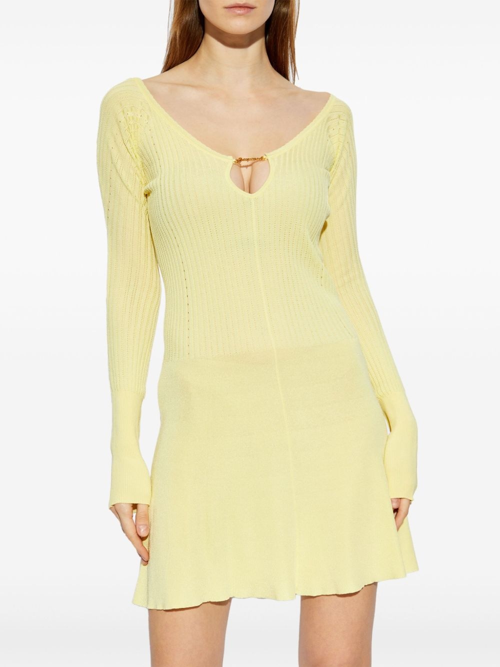 La Robe ribbed minidress - 3