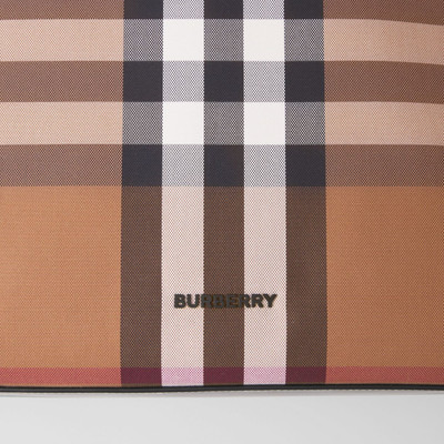 Burberry Check Cotton Canvas Tote outlook
