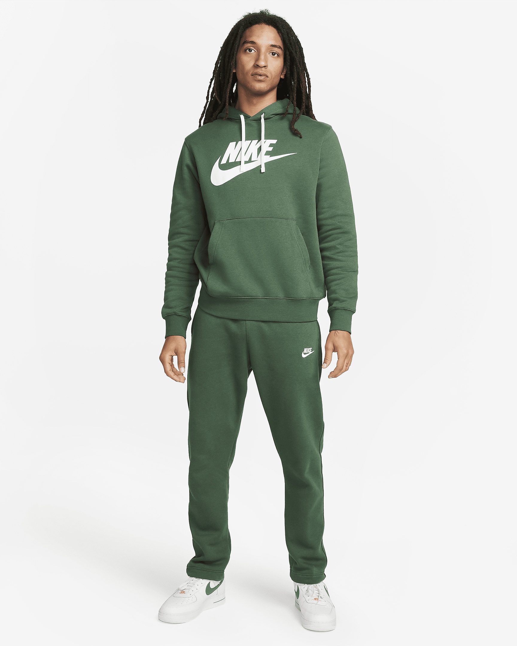 Men's Nike Sportswear Club Fleece Graphic Pullover Hoodie - 5