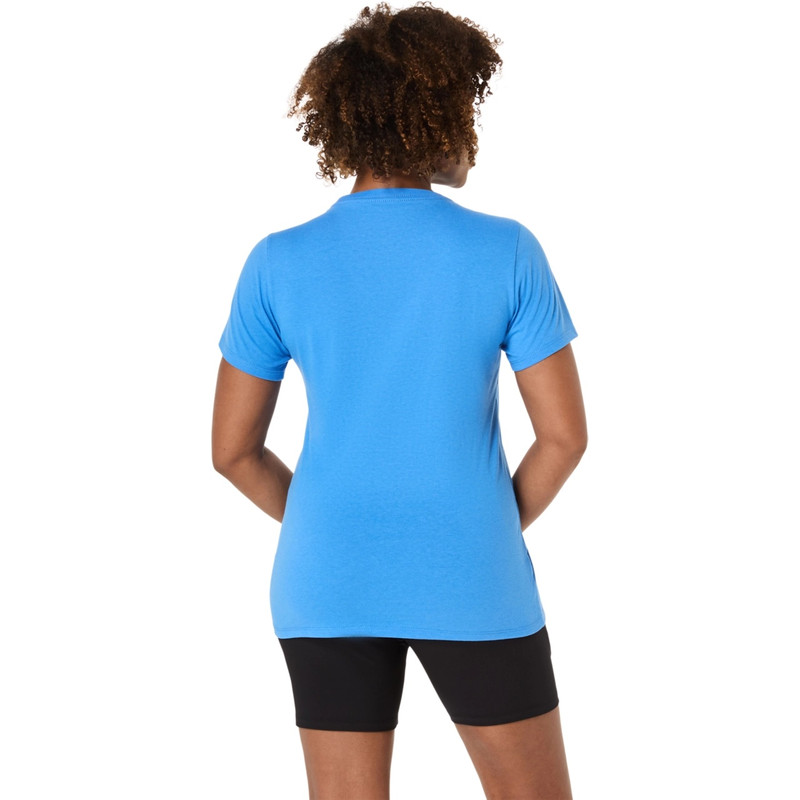 Asics WOMEN'S SUNFLOWER SLOGAN V-NECK outlook