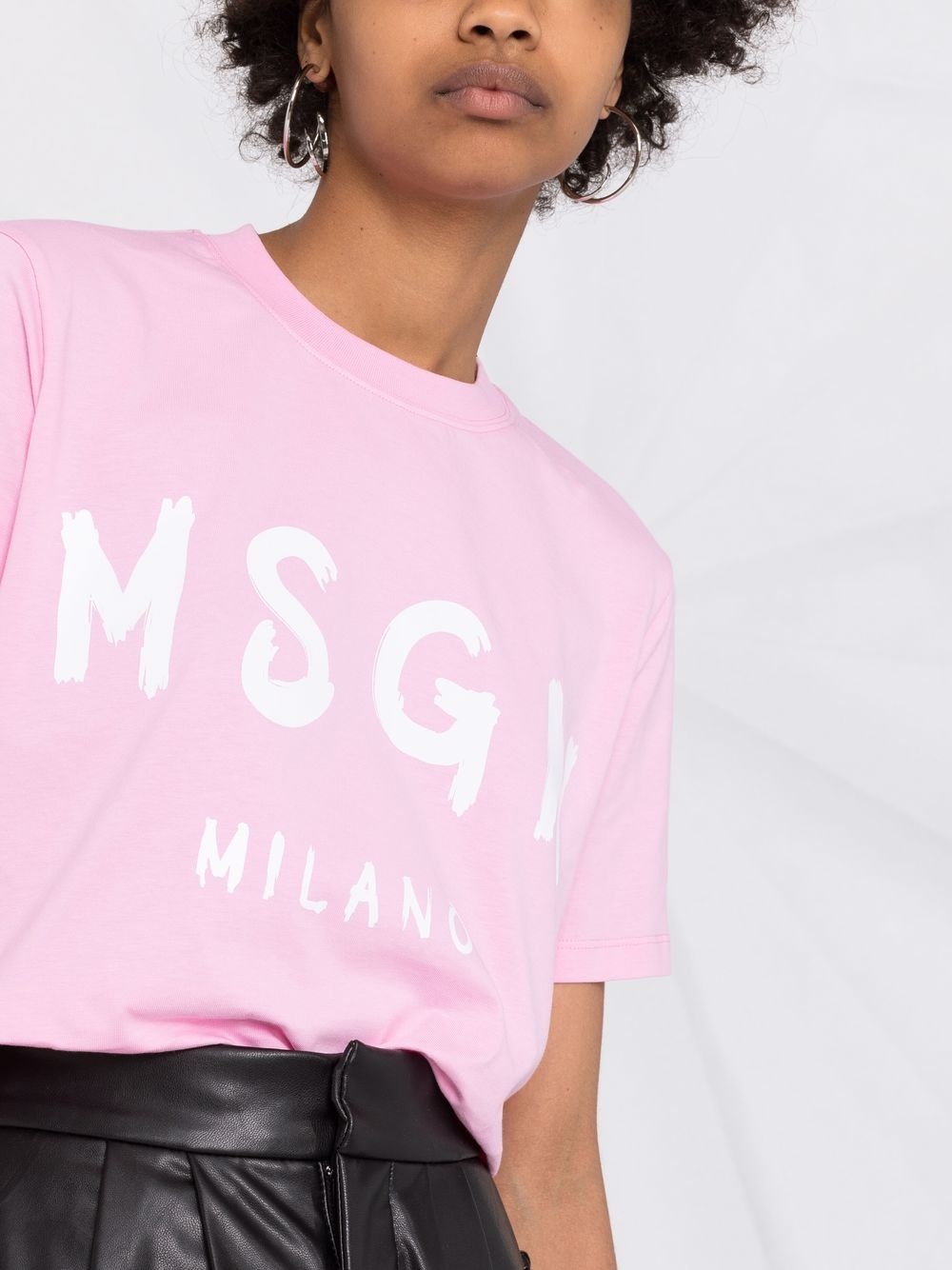 logo-print short-sleeved T-shirt - 3