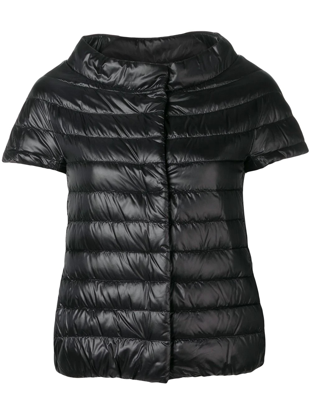 short sleeve puffer jacket - 1