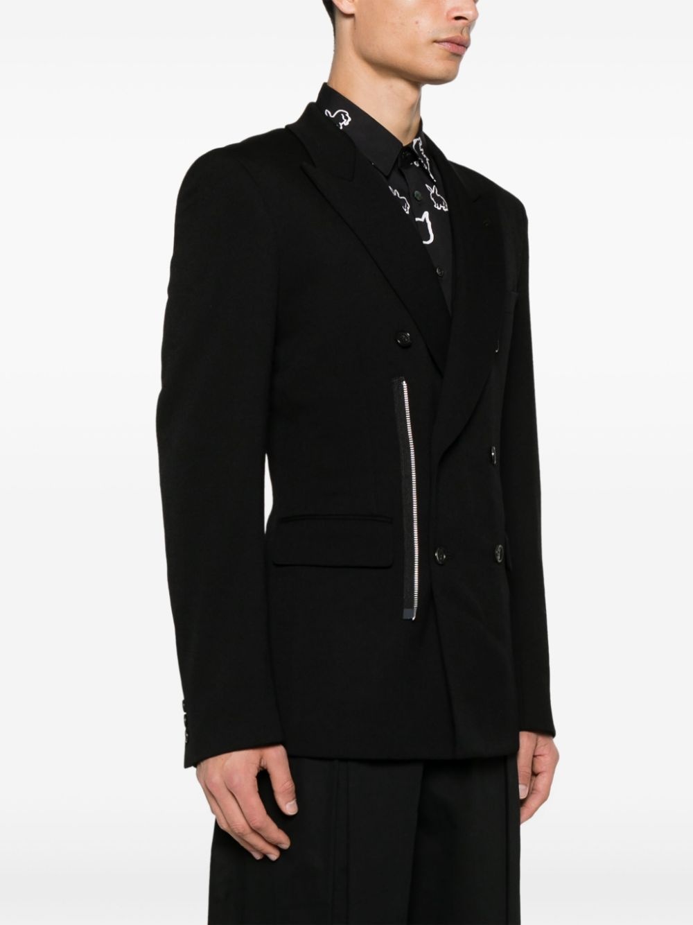 double-breasted blazer - 3