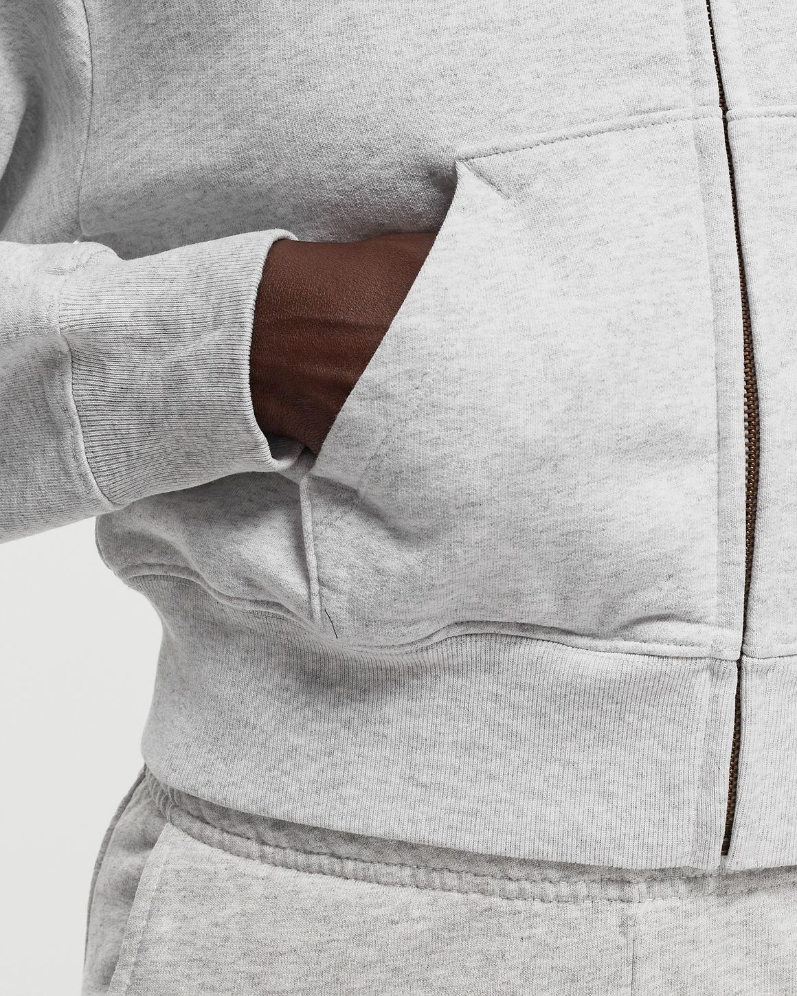 USA Athletics Cropped Zip Hoodie - 4