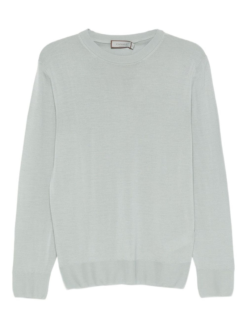 round-neck wool sweater 1