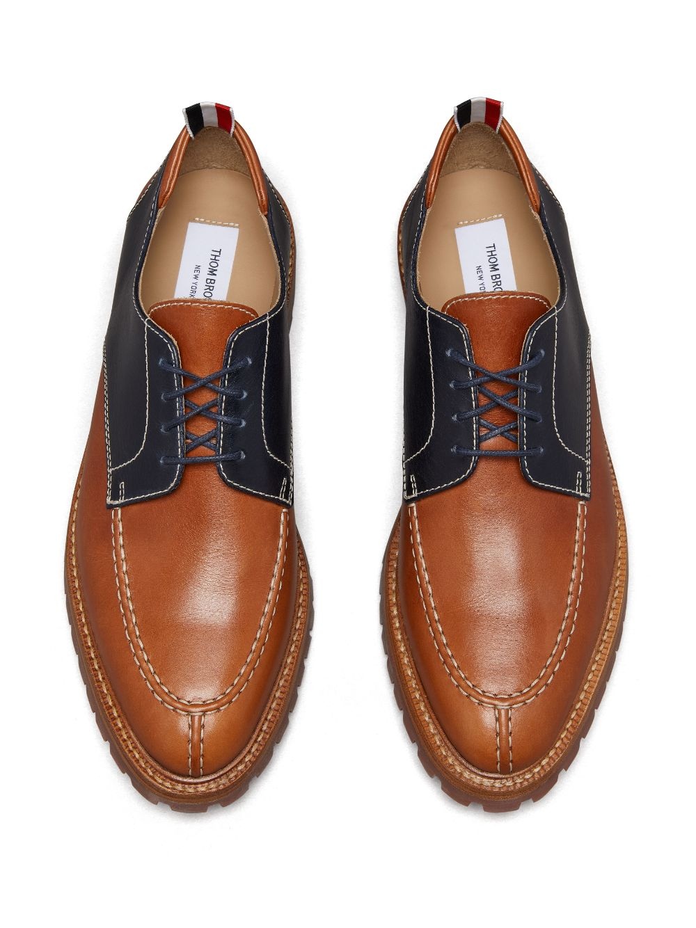 leather Derby shoes - 3