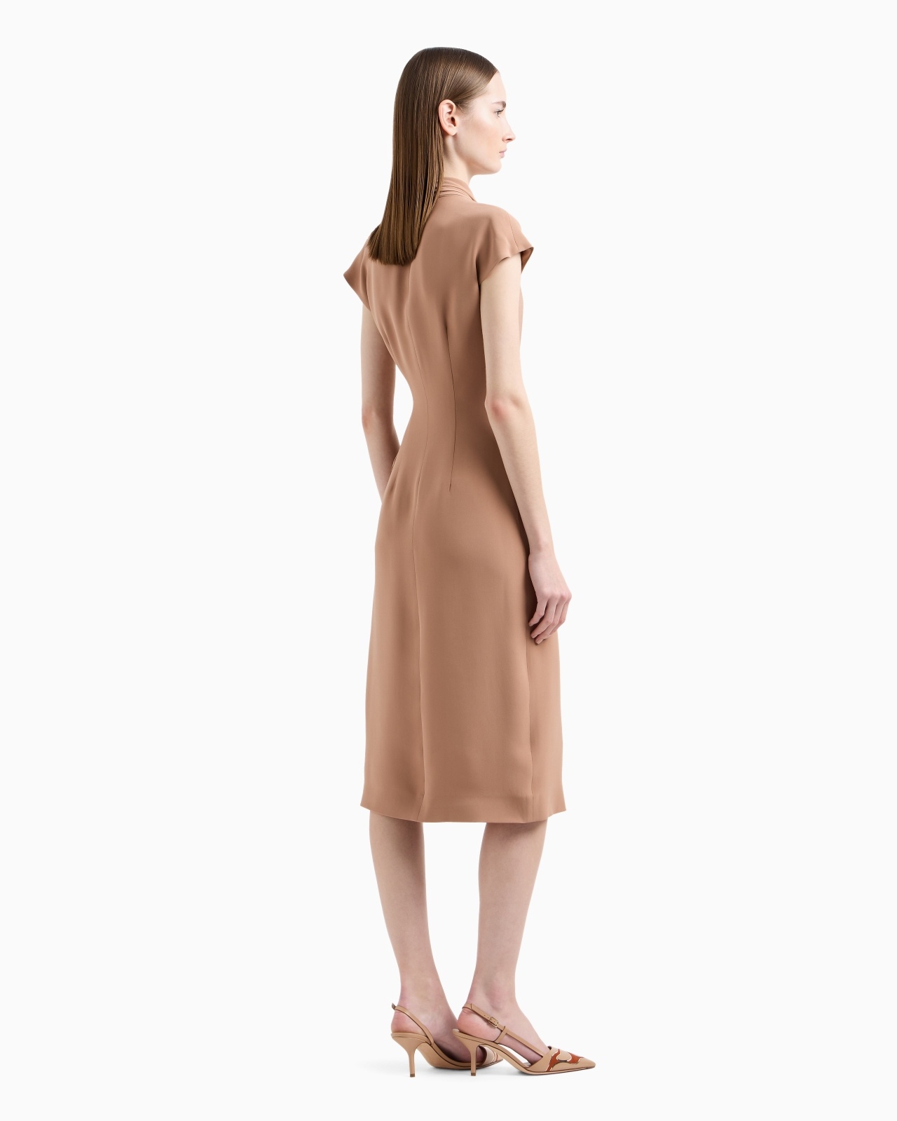 SILK CADY MIDI DRESS - 3