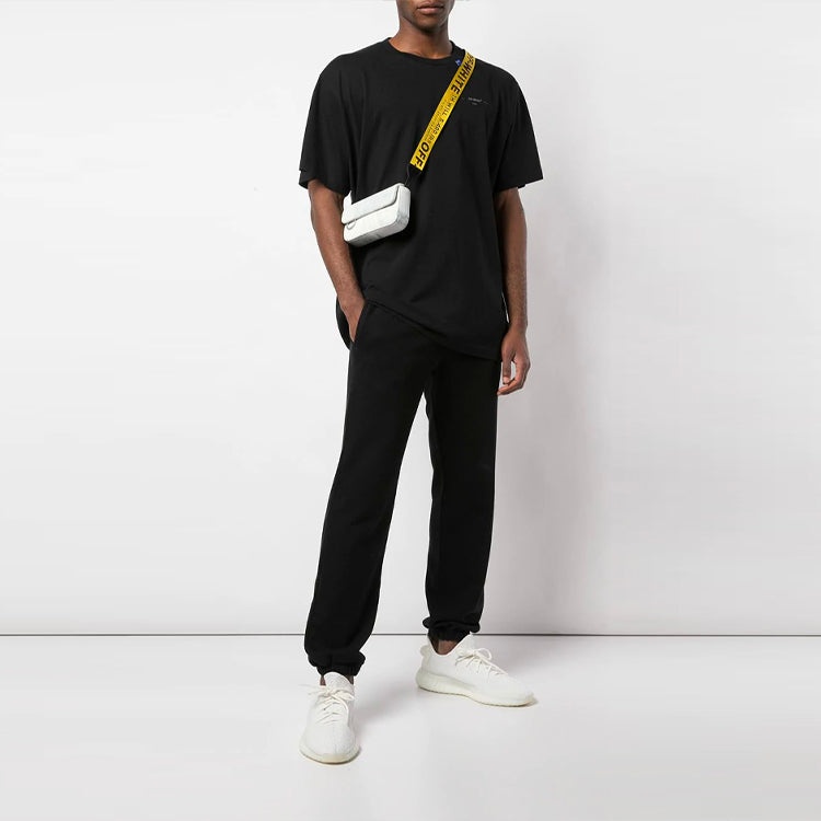 Off-White BackBone Design X Short Sleeve Loose Fit Black OMAA038E191850011091 - 5