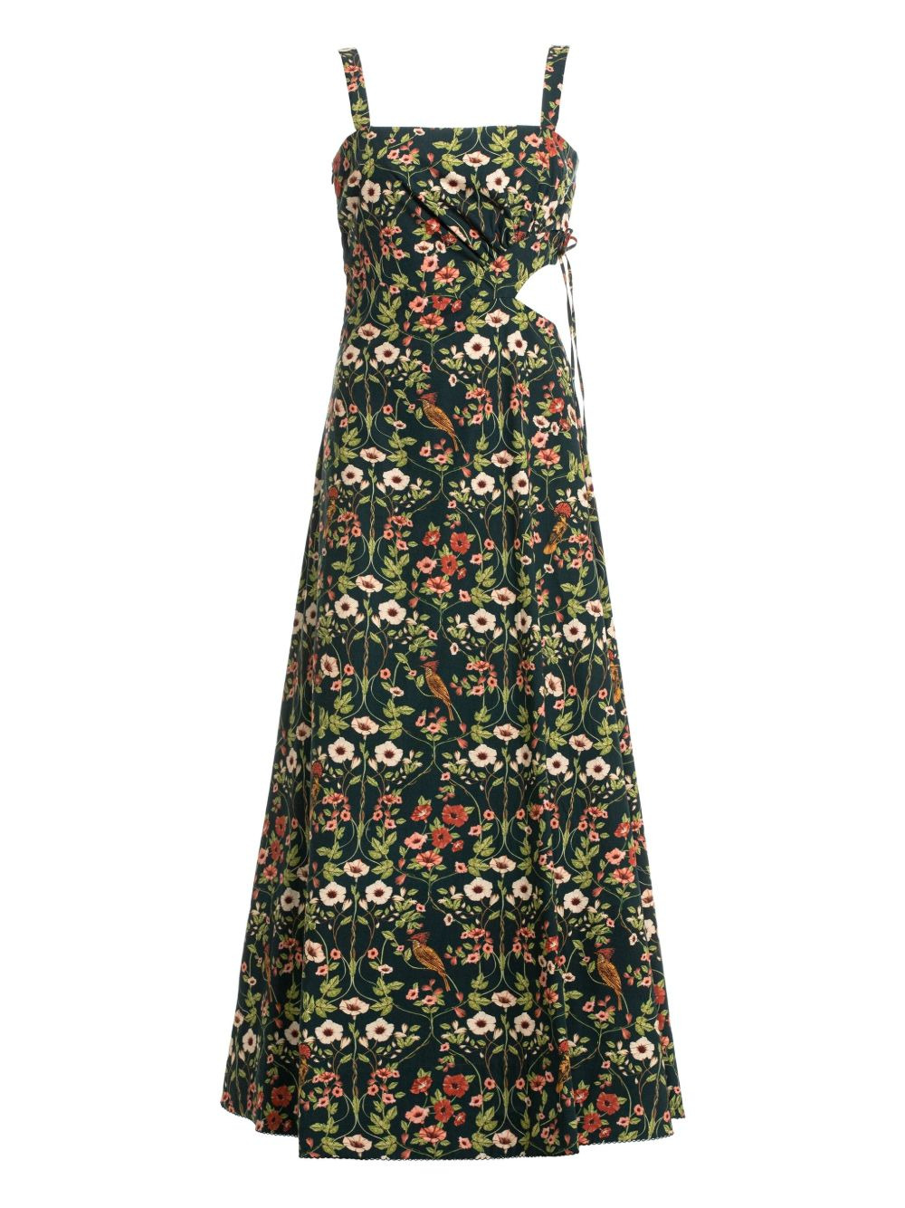 floral-print midi dress - 2