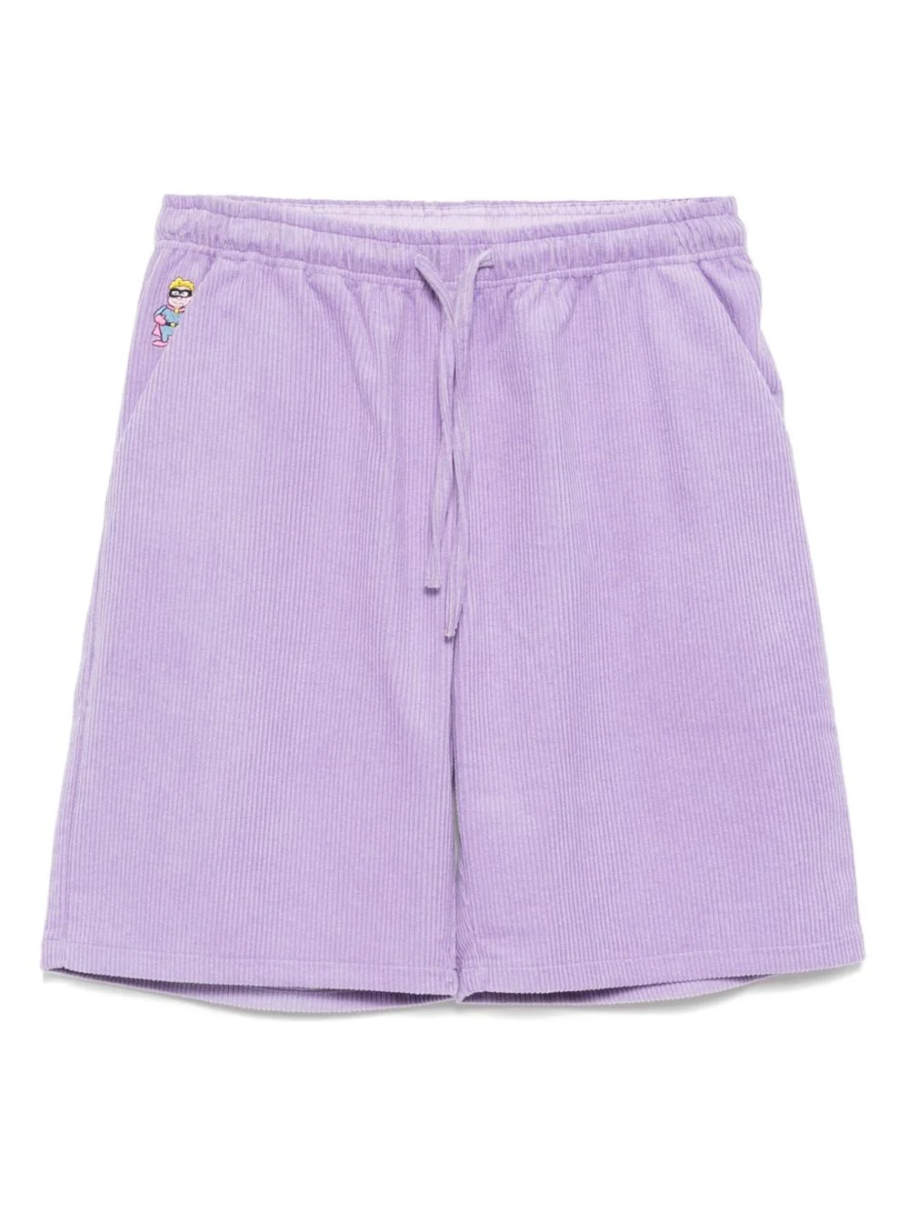 corduroy suit shorts - 1