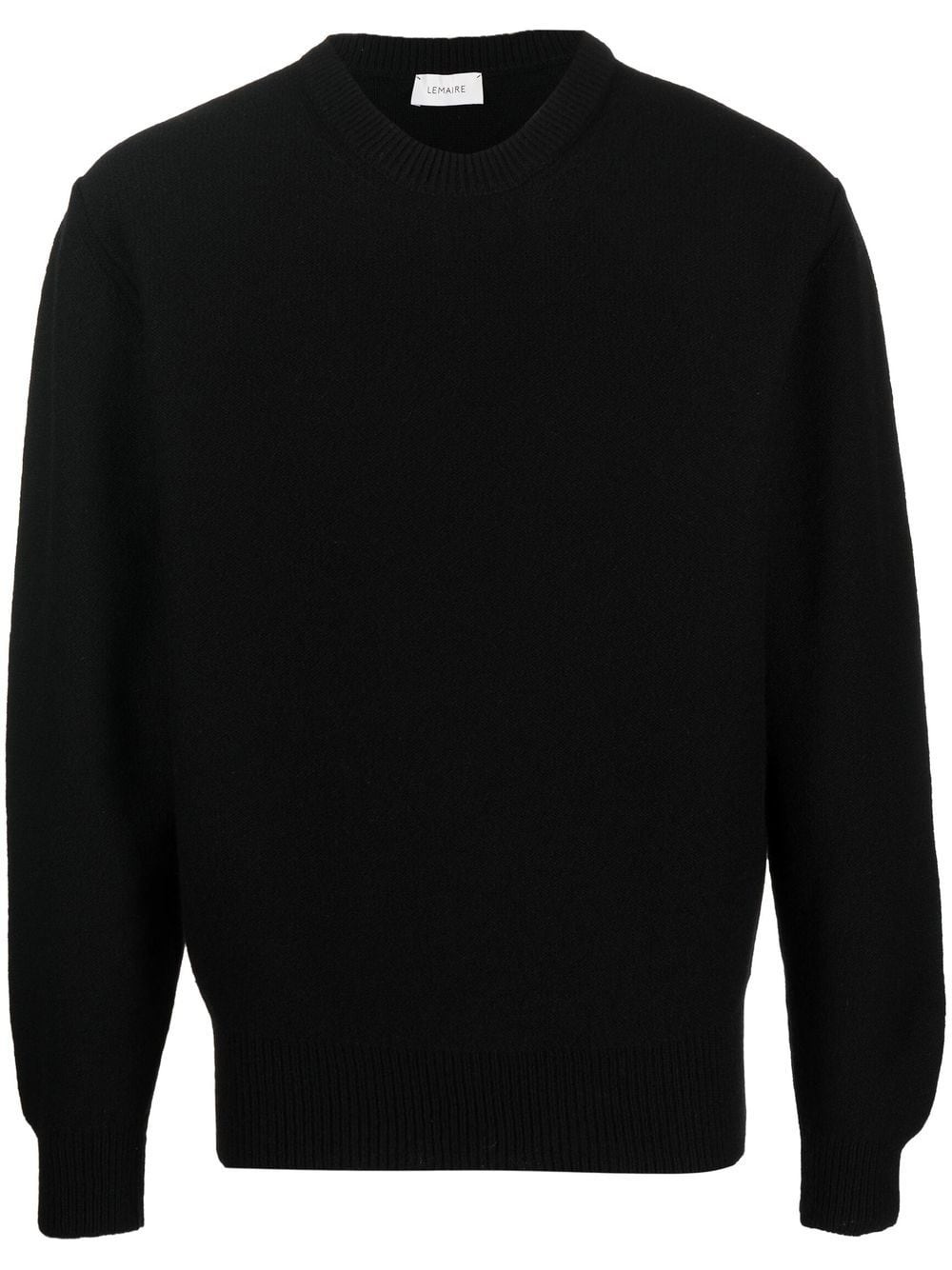 round-neck knit jumper - 1