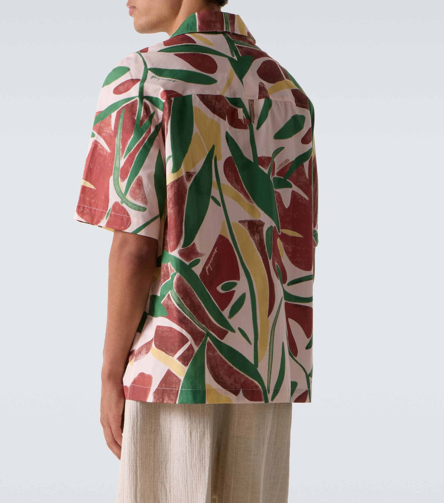 Fonccio cotton poplin bowling shirt - 4