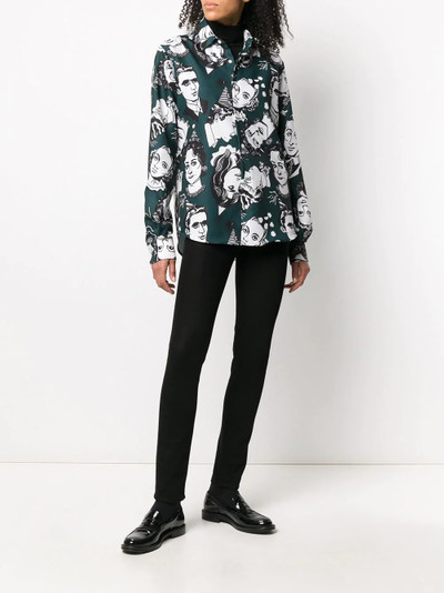 AMI Paris all-over print shirt outlook