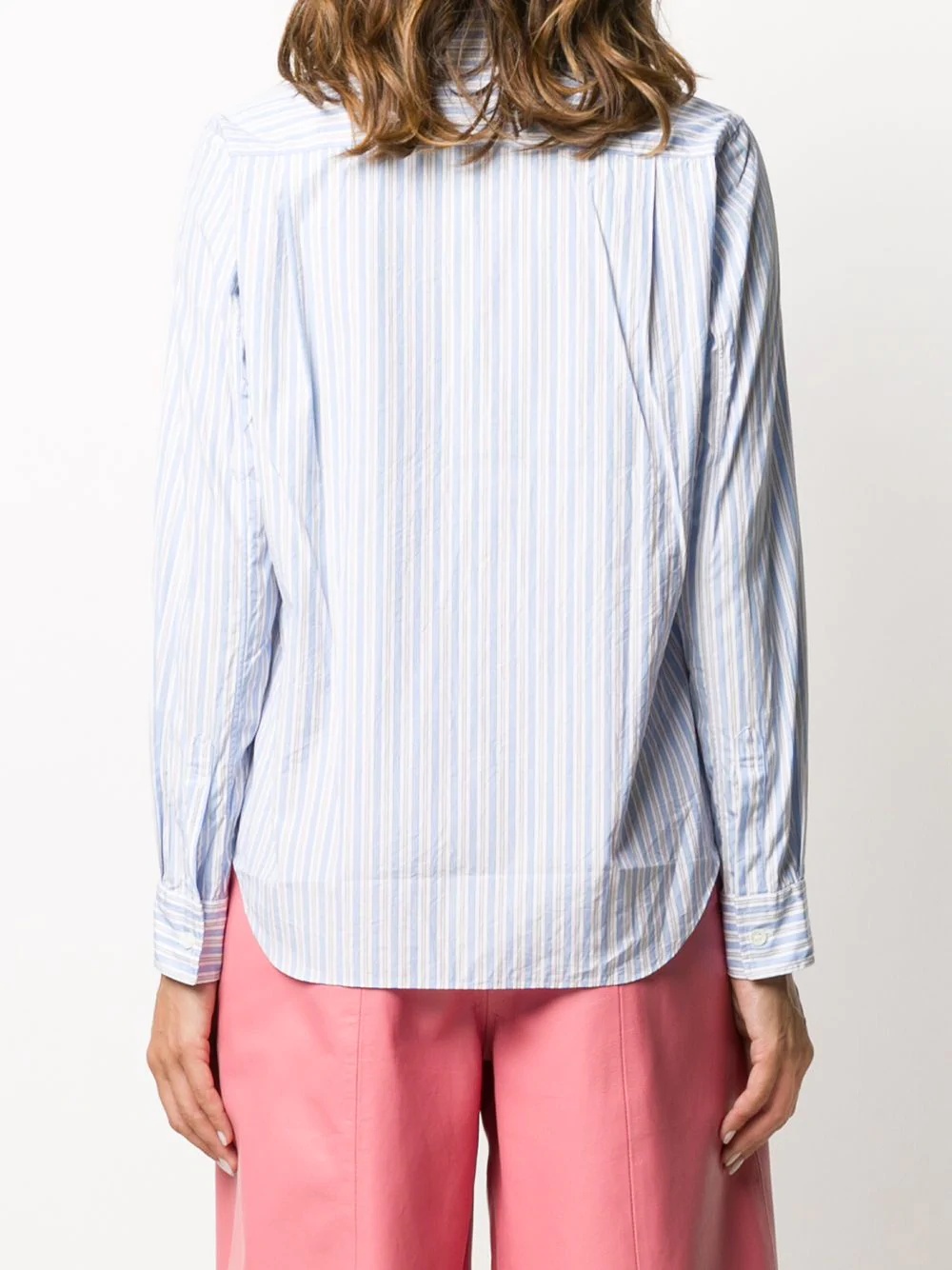 heart logo striped shirt - 4