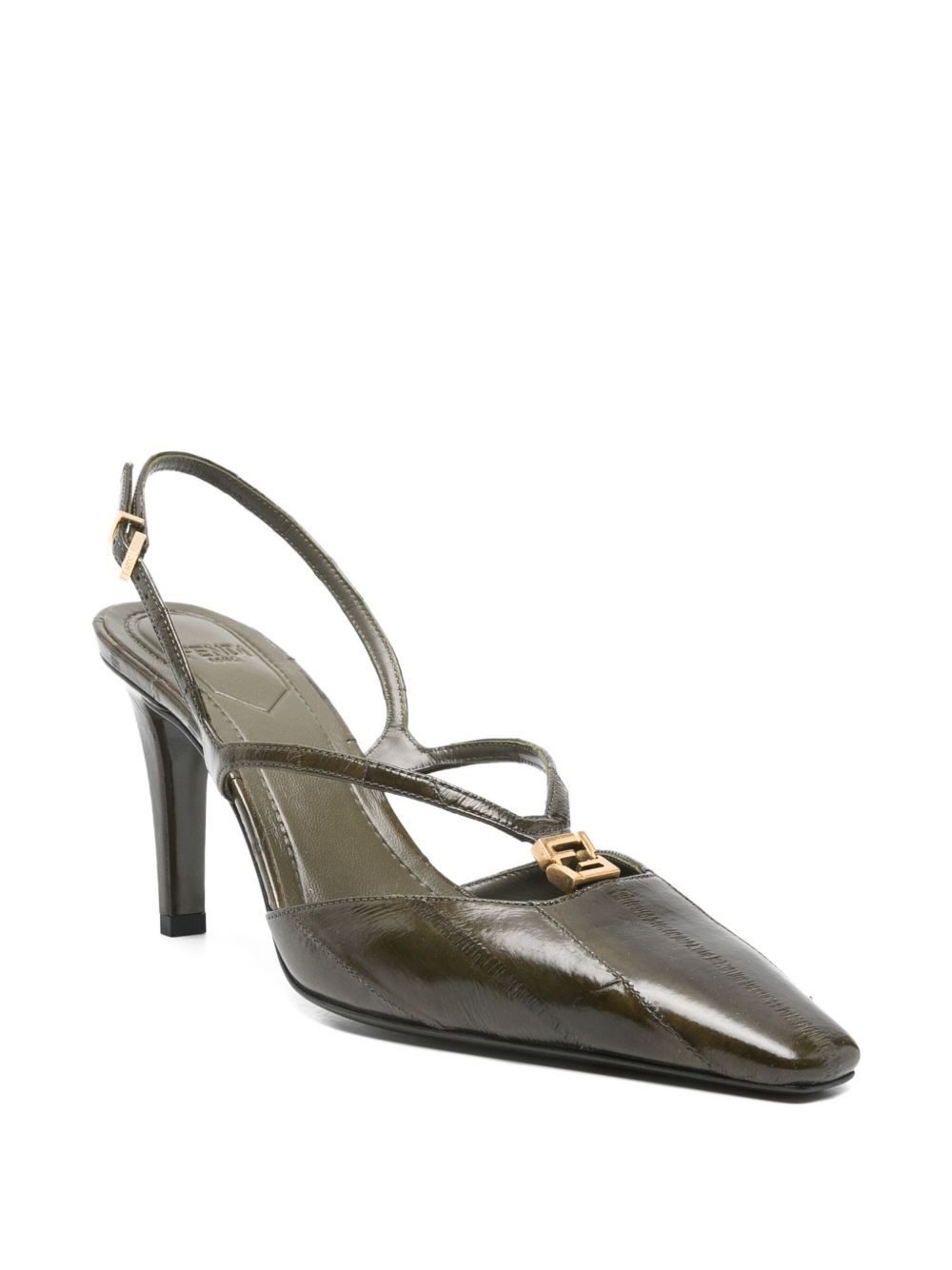 85mm FFold slingback pumps - 2