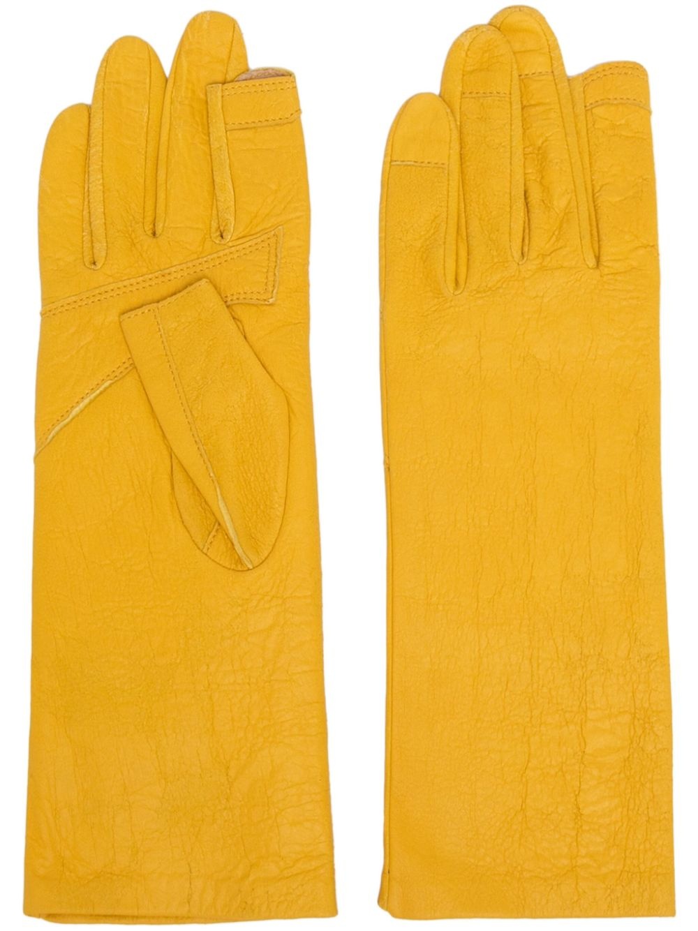 【関税＆送料込み】Rick Owens Bean Blister Gloves Rick Owens Bean Blister Gloves | Yellow | FARFETCH GE