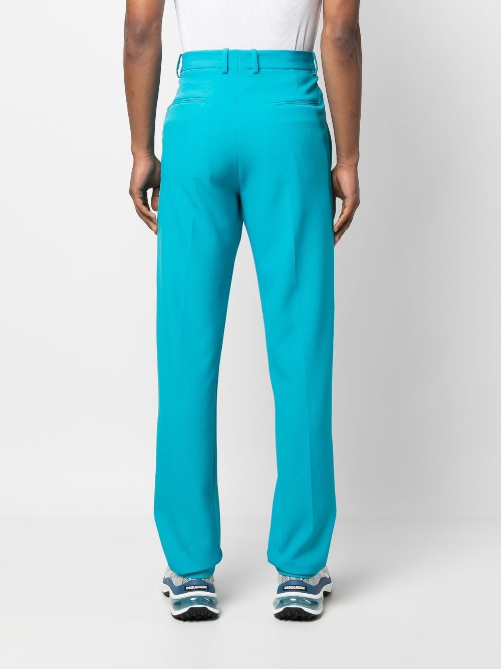 high-waisted tapered trousers - 4