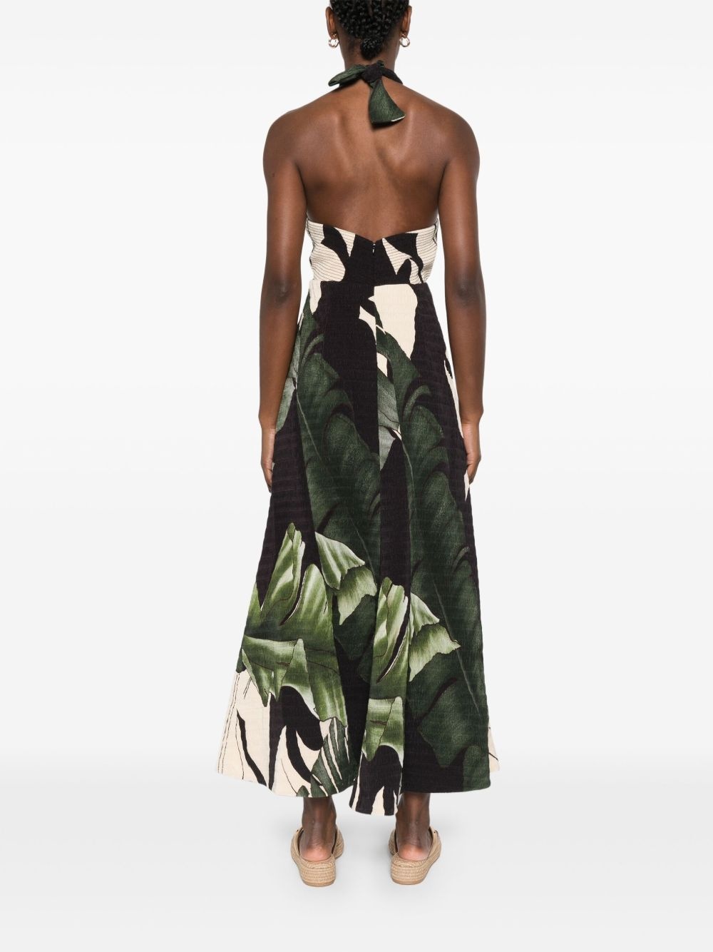 halterneck maxi dress - 4
