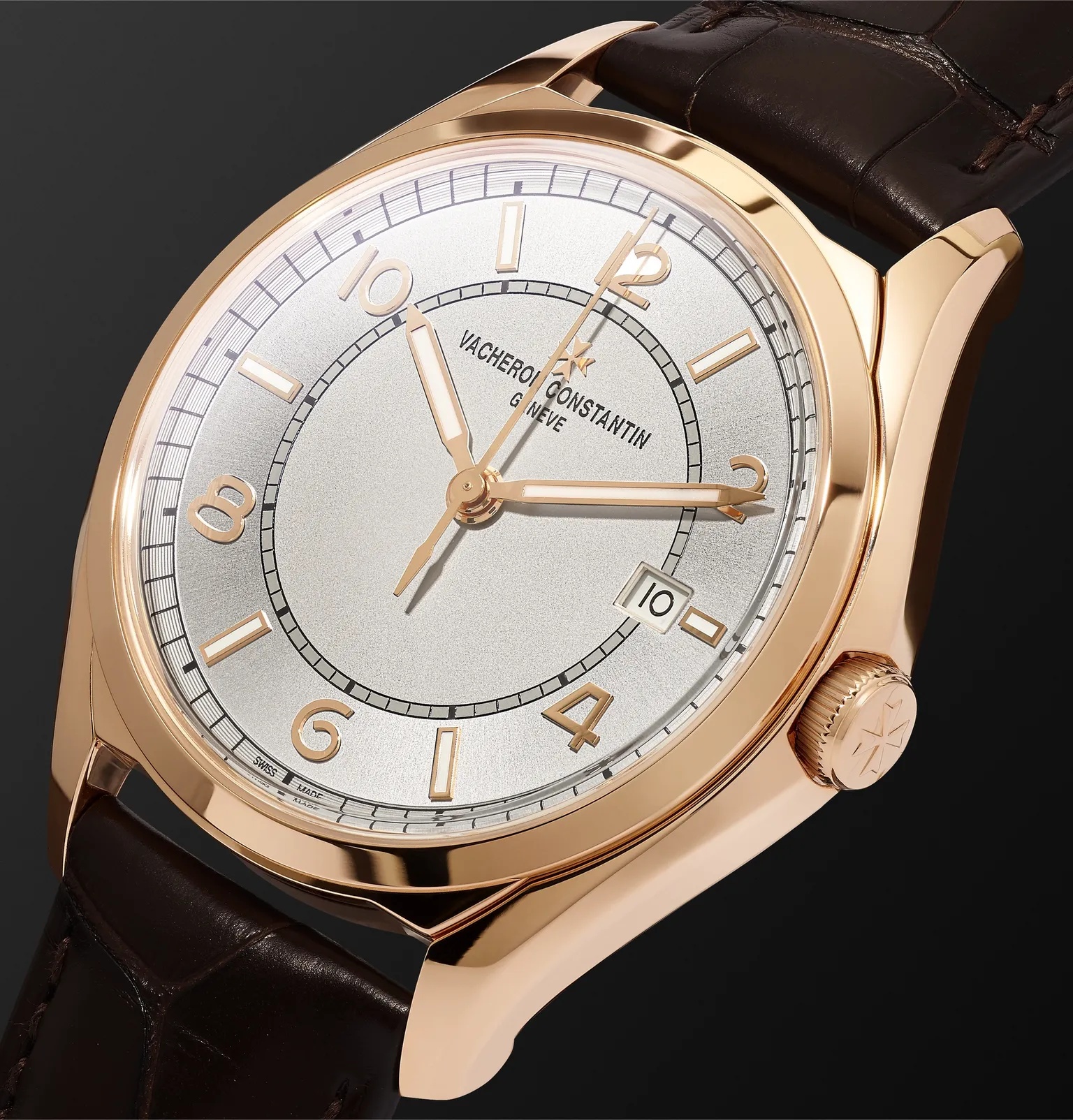 Fiftysix Automatic 40mm 18-Karat Pink Gold and Alligator Watch, Ref. No. 4600E/000R-B441 X46R2019 - 4