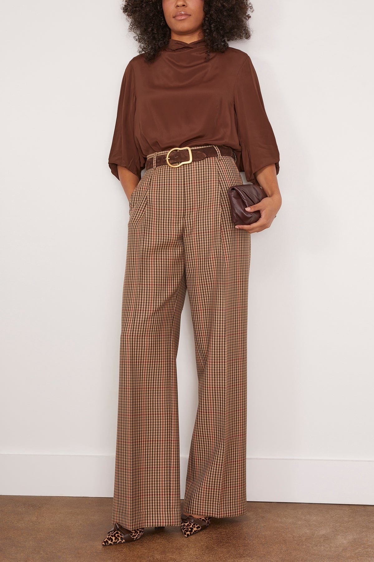 Porter Pant in Rust - 2